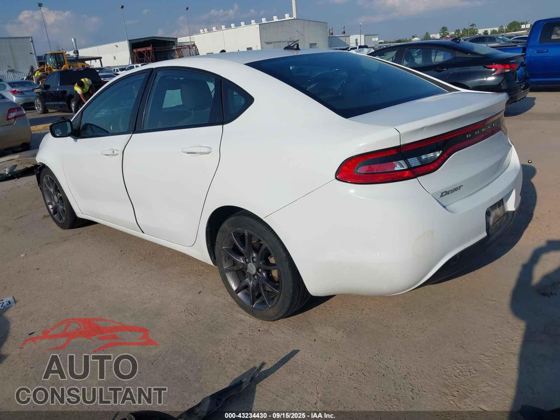 DODGE DART 2015 - 1C3CDFAA3FD392246
