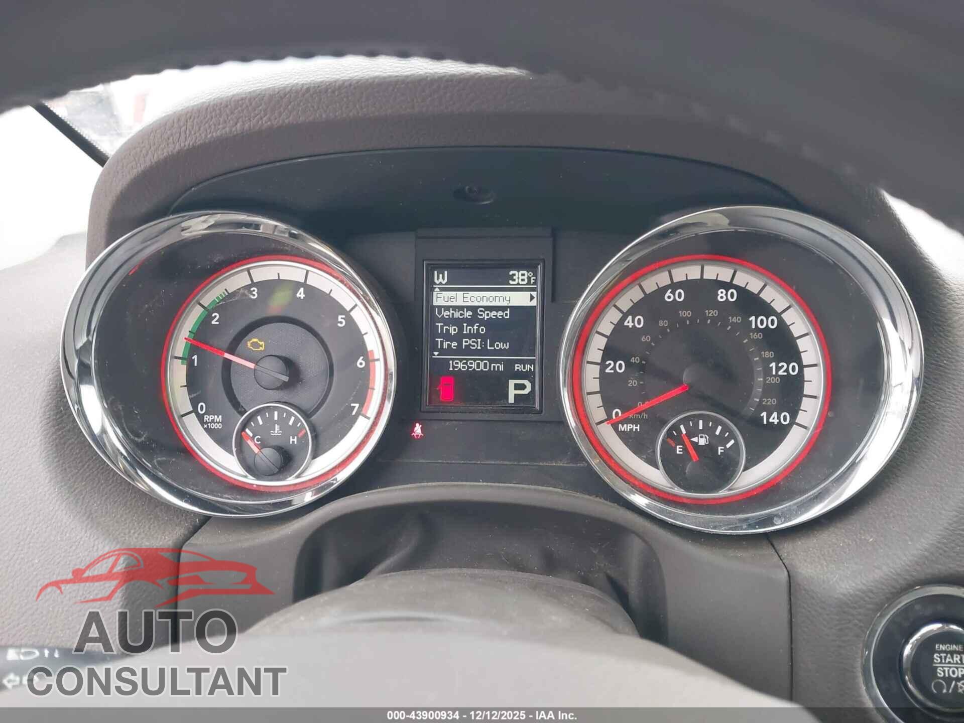 DODGE DURANGO 2011 - 1D4SD4GT9BC706425