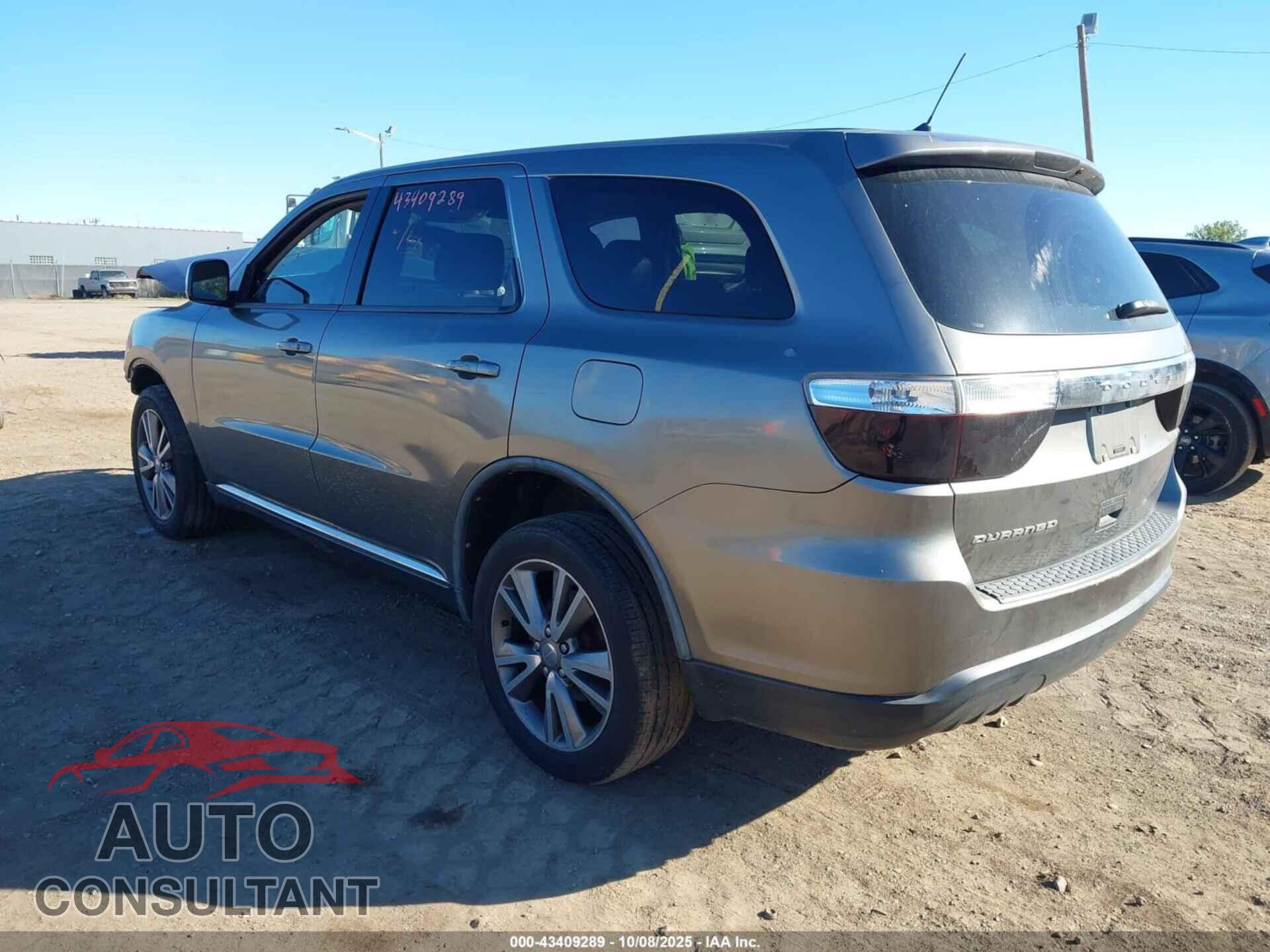 DODGE DURANGO 2012 - 1C4RDHAG9CC108884