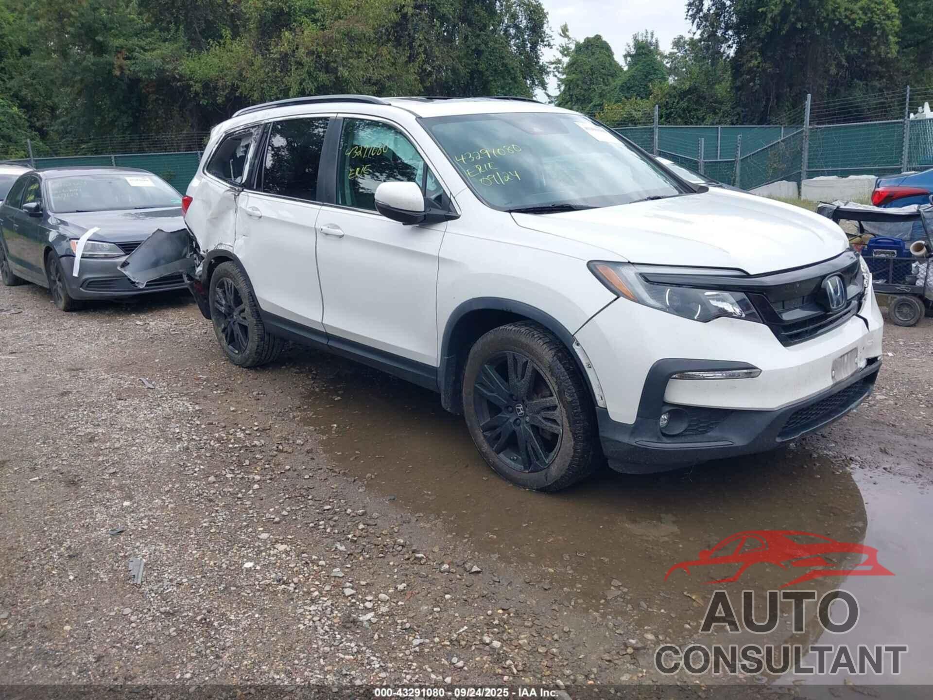 HONDA PILOT 2021 - 5FNYF6H22MB034734