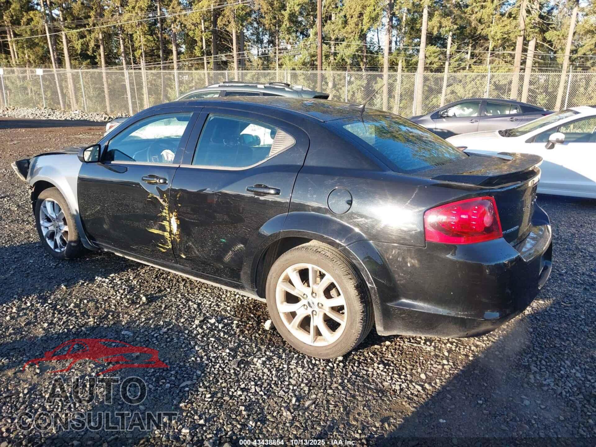 DODGE AVENGER 2013 - 1C3CDZBG9DN604871