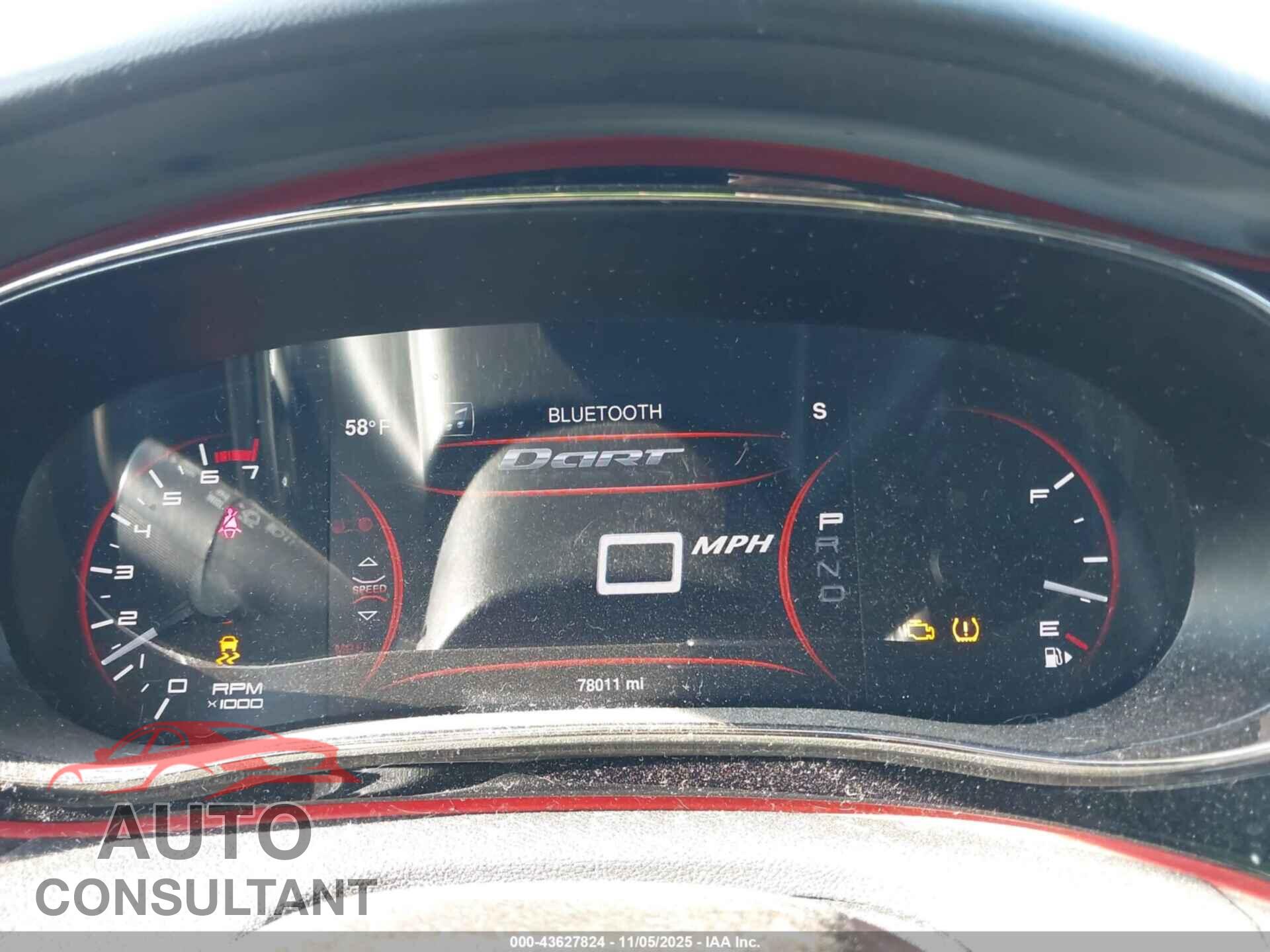 DODGE DART 2015 - 1C3CDFEB0FD224583