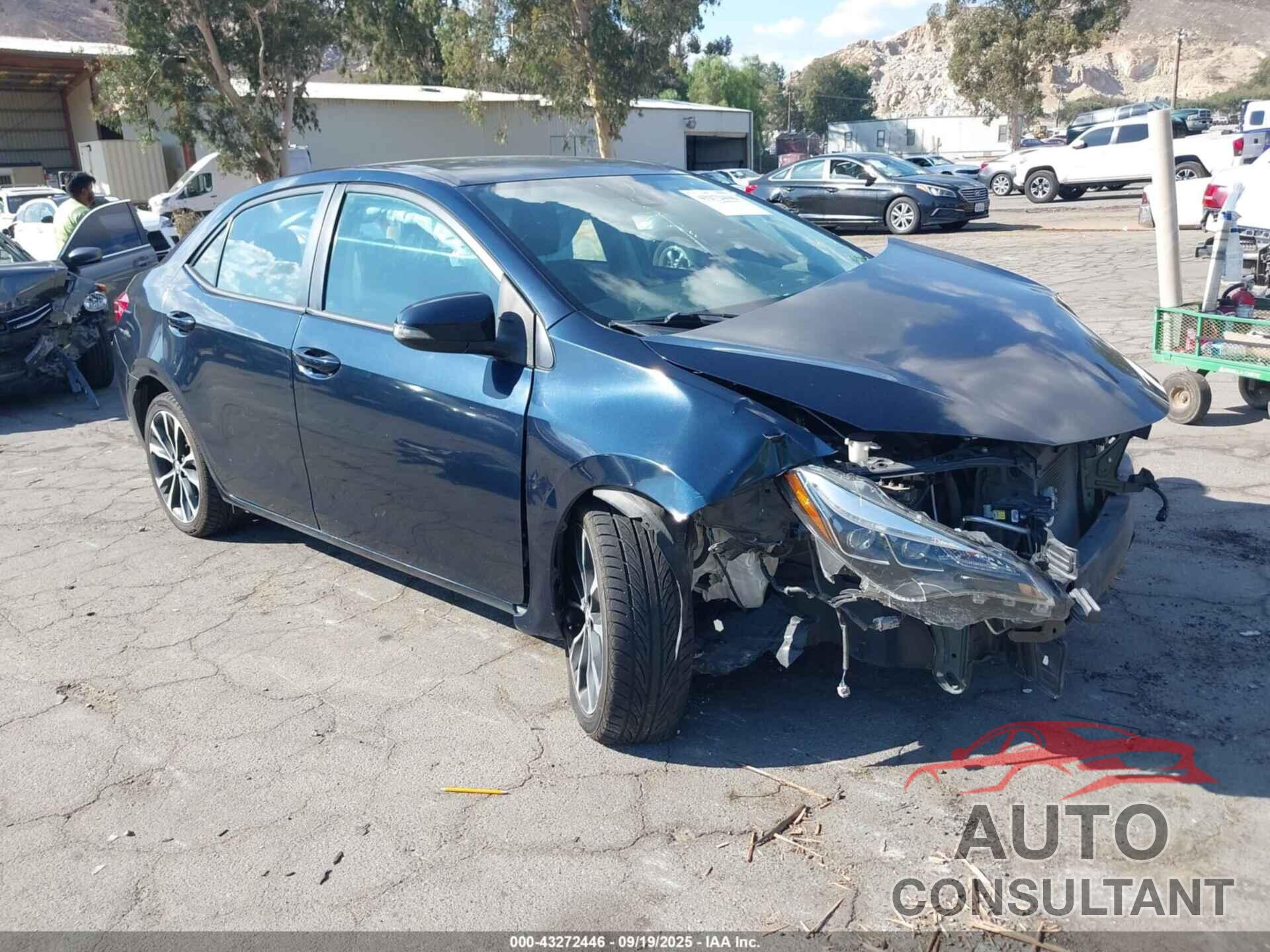 TOYOTA COROLLA 2019 - 2T1BURHE3KC135287