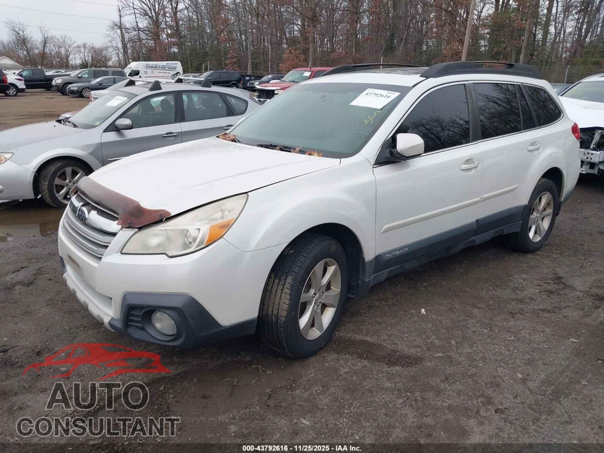 SUBARU OUTBACK 2013 - 4S4BRBLC3D3276169