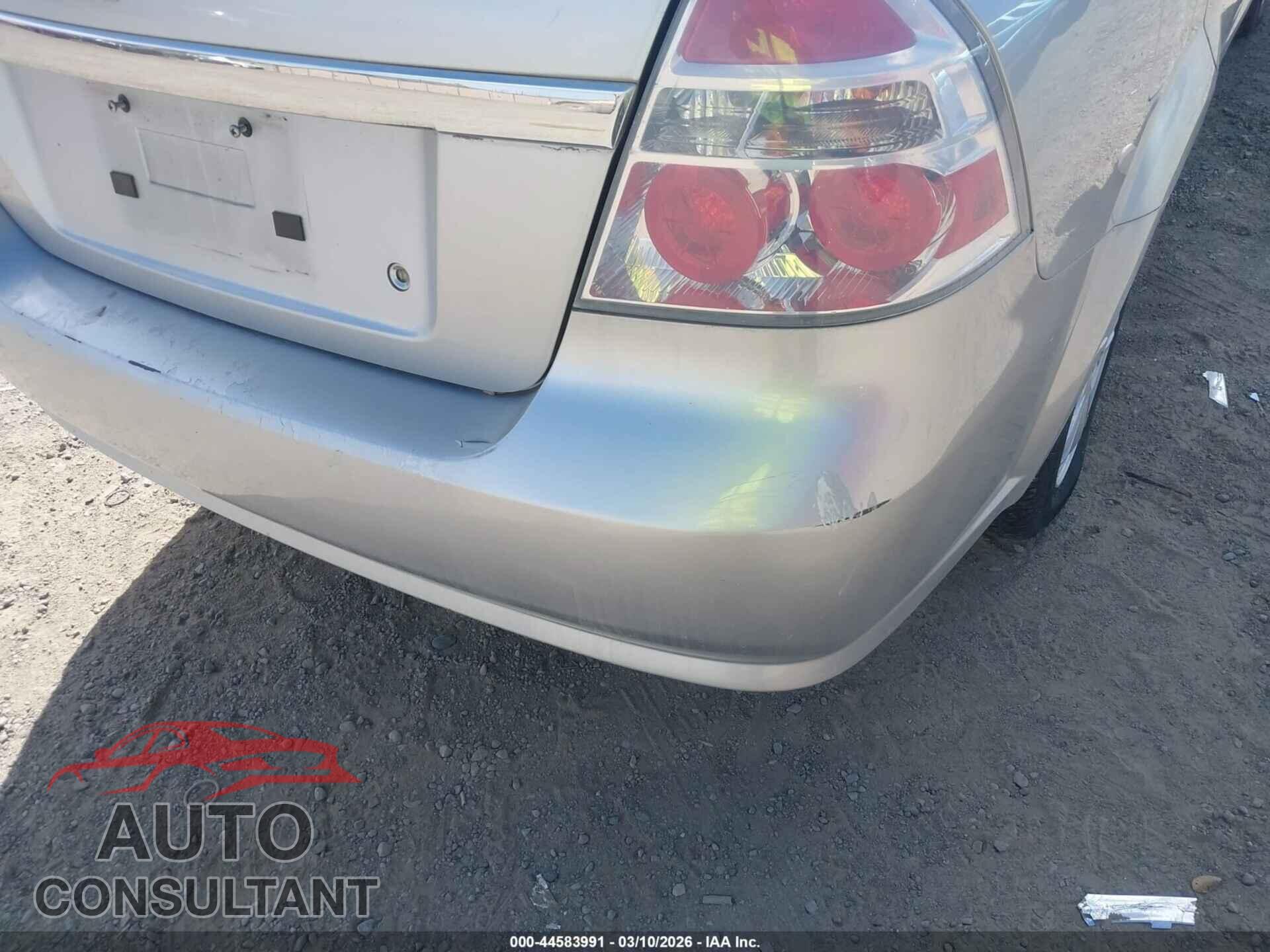 CHEVROLET AVEO 2011 - KL1TD5DE0BB210360