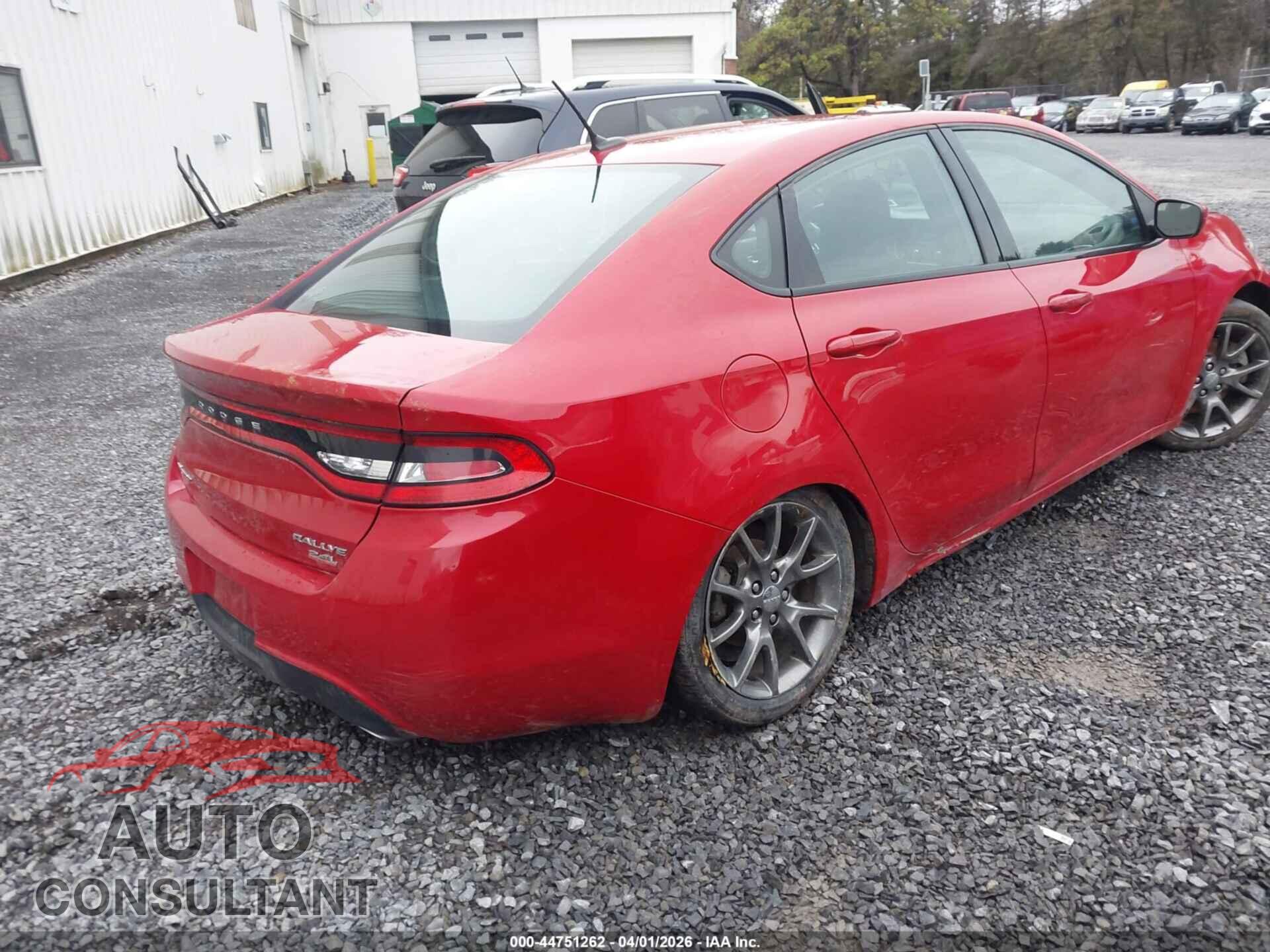 DODGE DART 2014 - 1C3CDFBB3ED902472