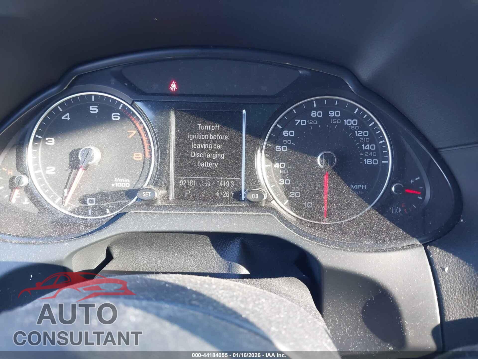 AUDI Q5 2013 - WA1DGAFP5DA034548