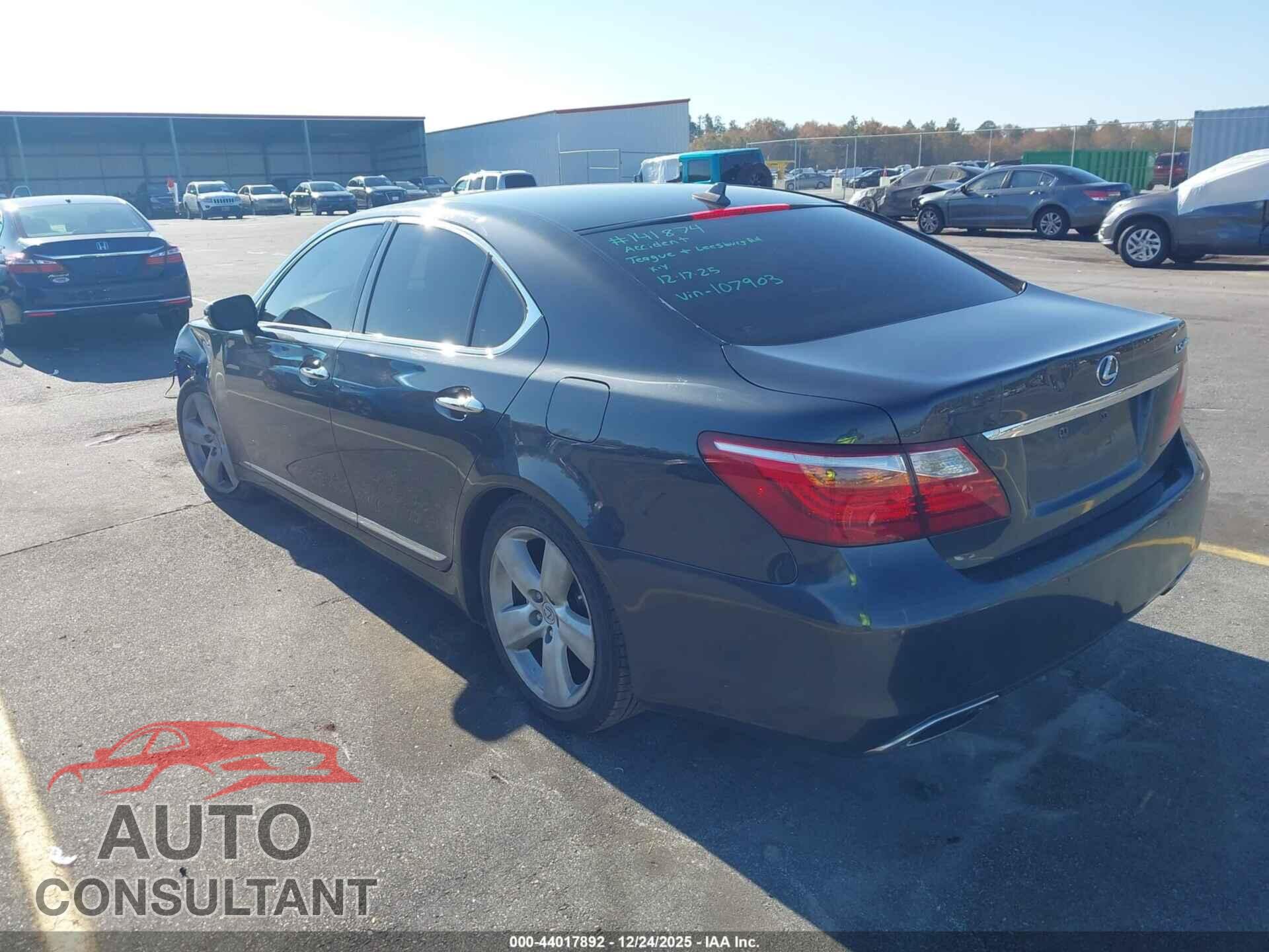LEXUS LS 460 2011 - JTHBL5EF7B5107903