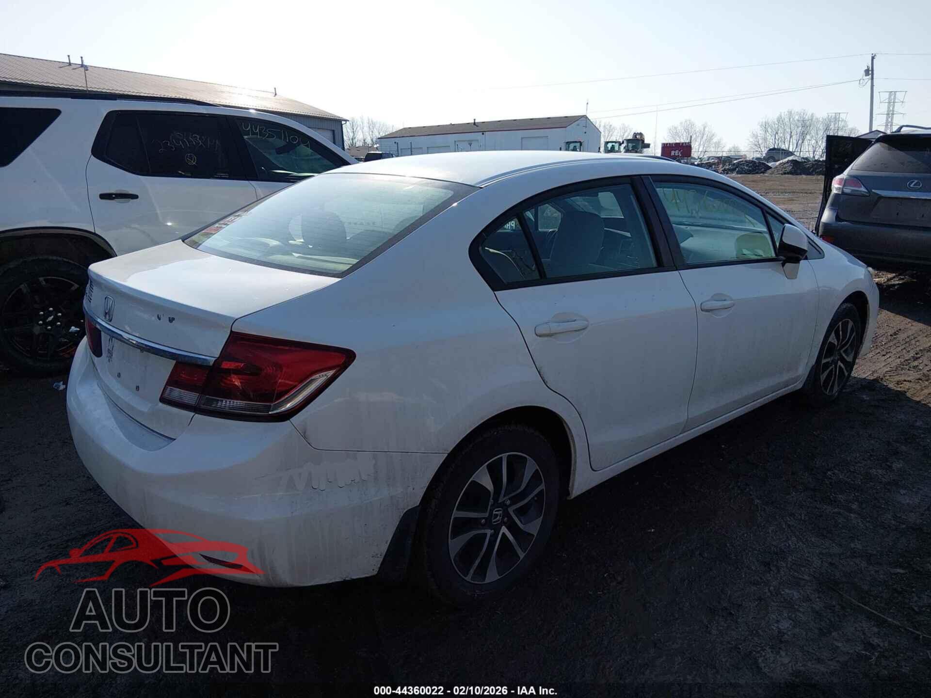 HONDA CIVIC 2013 - 19XFB2F85DE087050