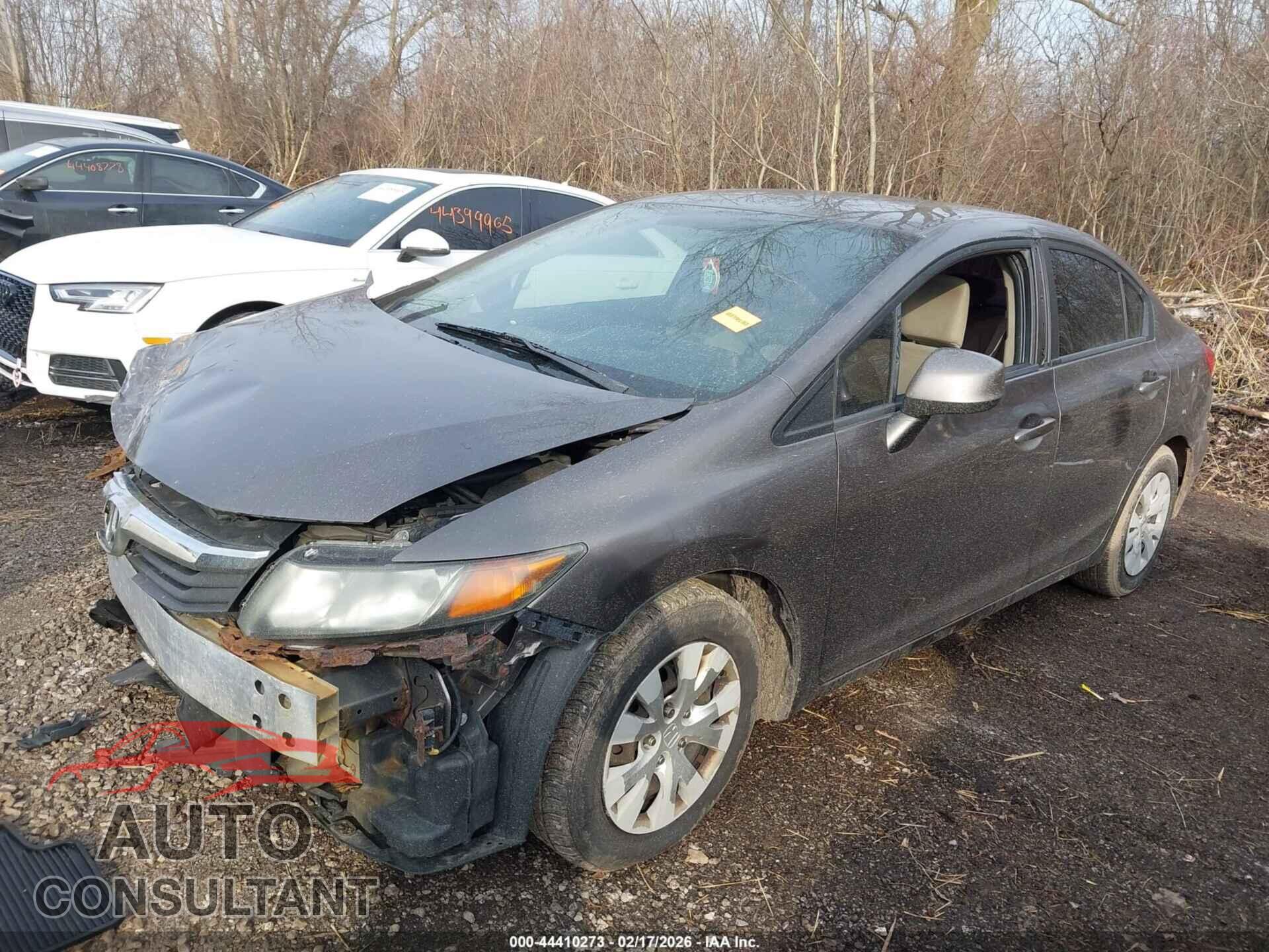 HONDA CIVIC 2012 - 19XFB2F56CE332264