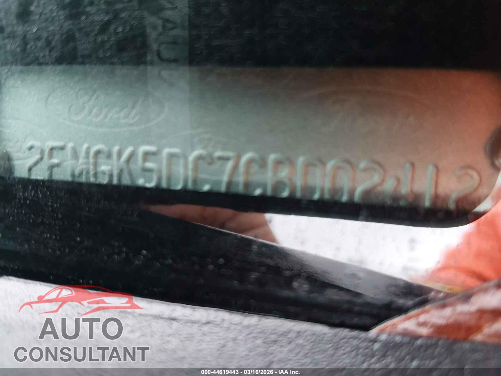 FORD FLEX 2012 - 2FMGK5DC7CBD02412