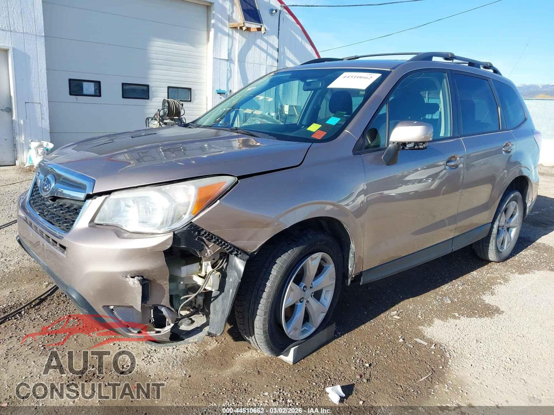 SUBARU FORESTER 2014 - JF2SJAEC2EH526641