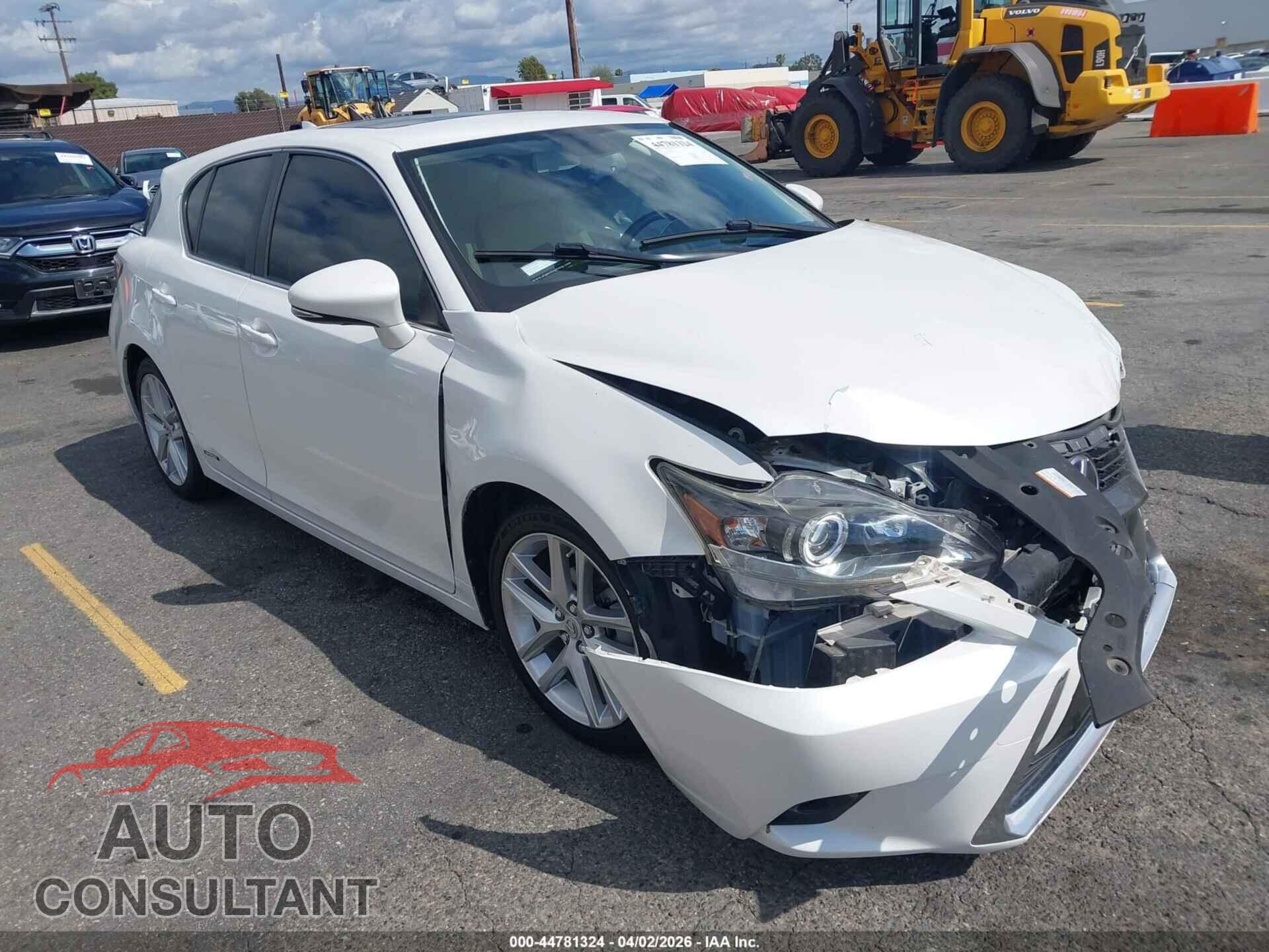LEXUS CT 2017 - JTHKD5BH1H2280572