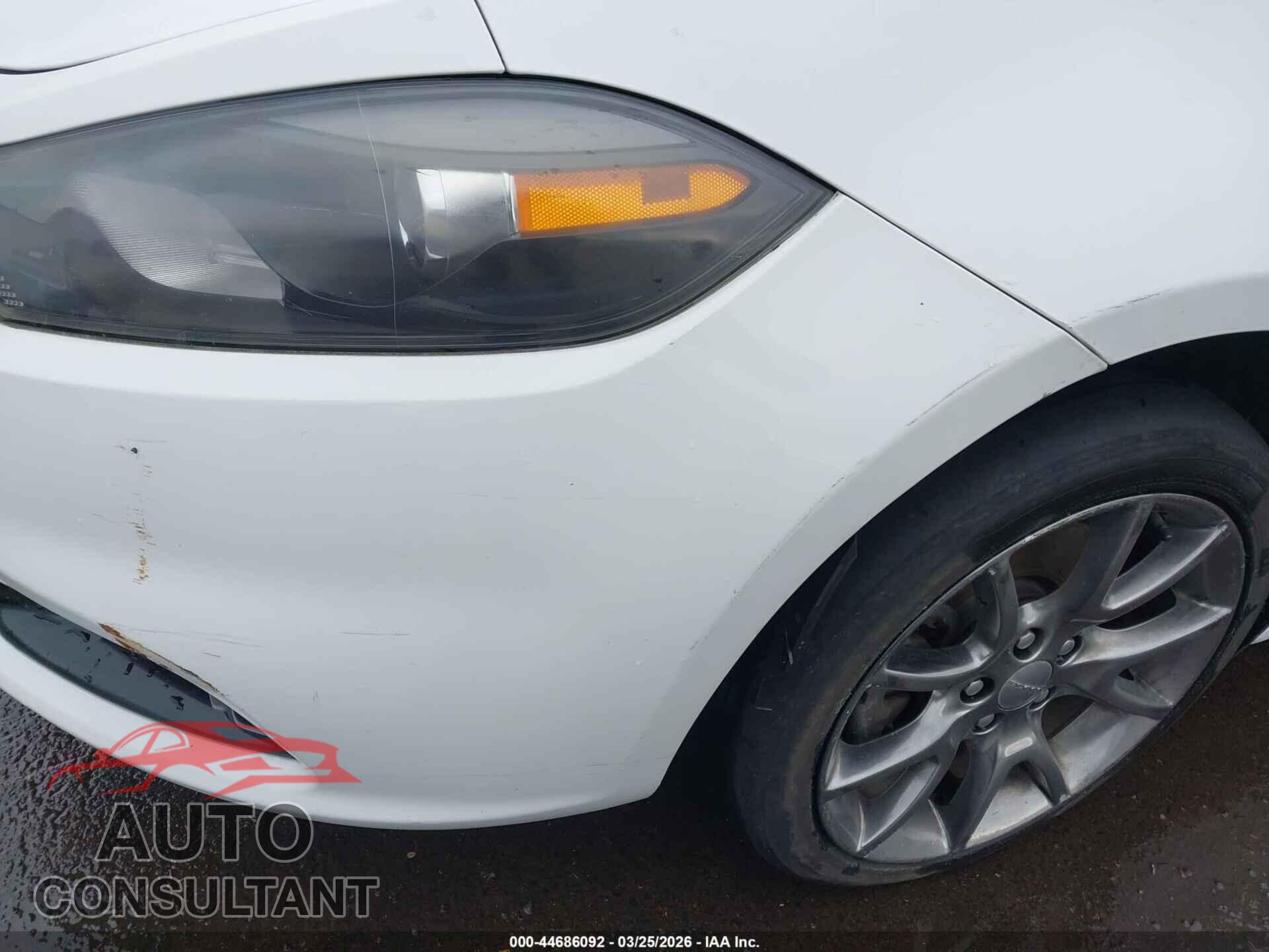 DODGE DART 2013 - 1C3CDFBA6DD329993