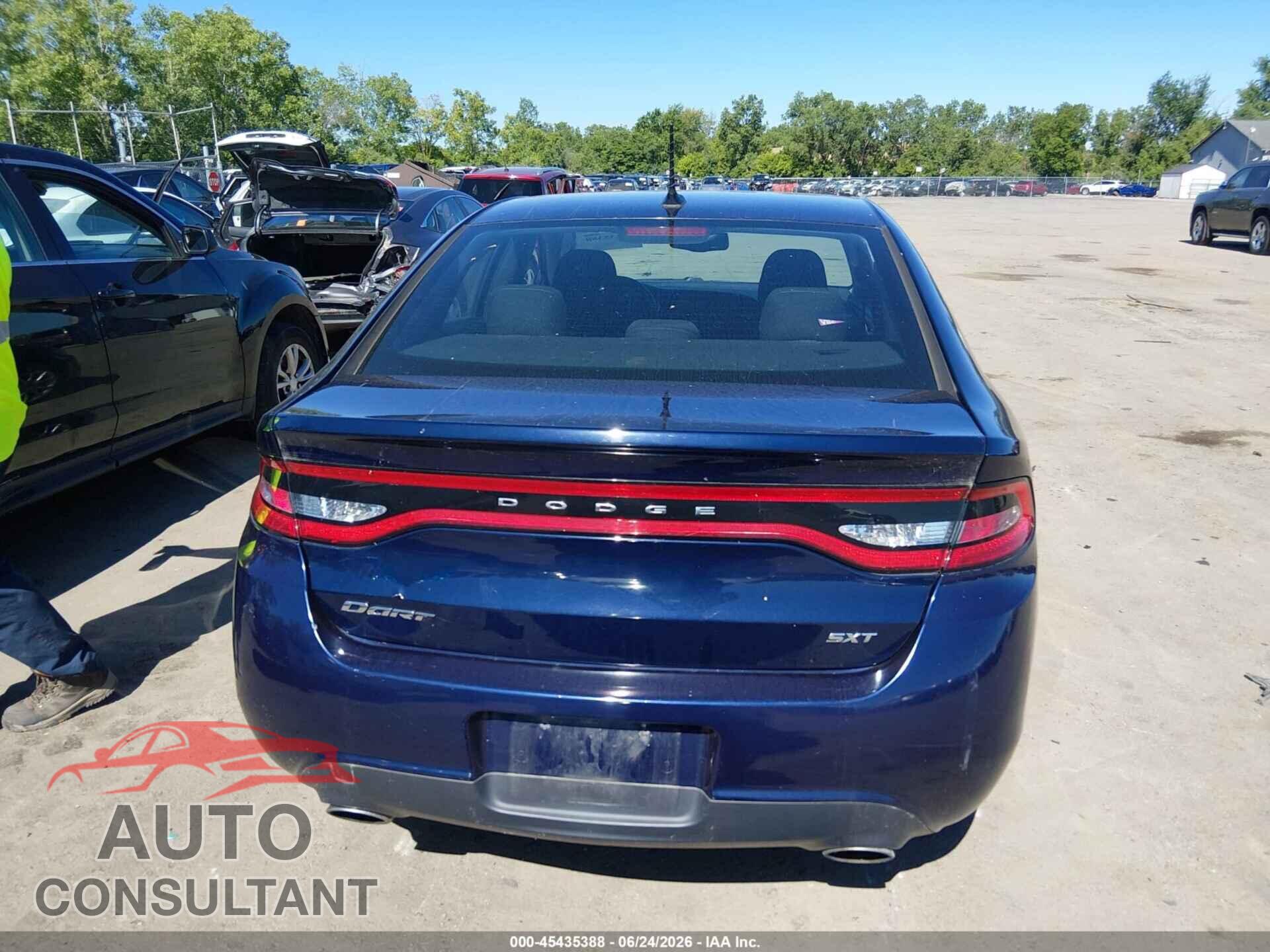 DODGE DART 2013 - 1C3CDFBA8DD336797