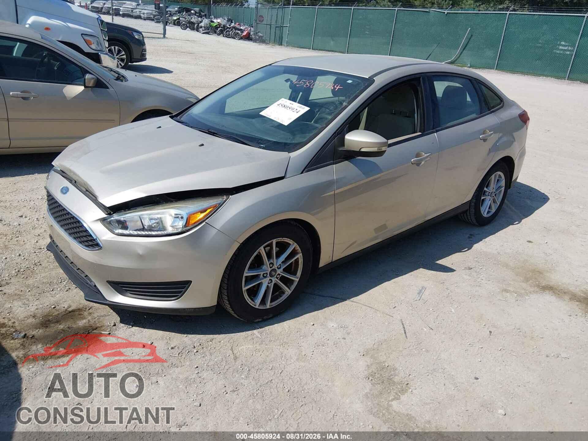 FORD FOCUS 2017 - 1FADP3F26HL340342