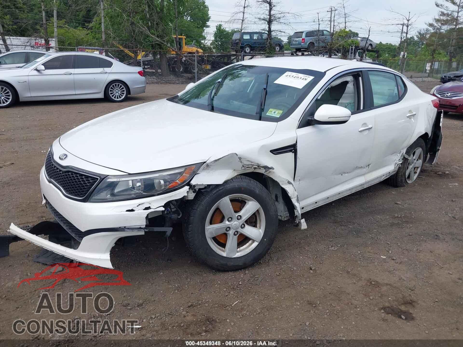 KIA OPTIMA 2014 - KNAGM4A74E5461957