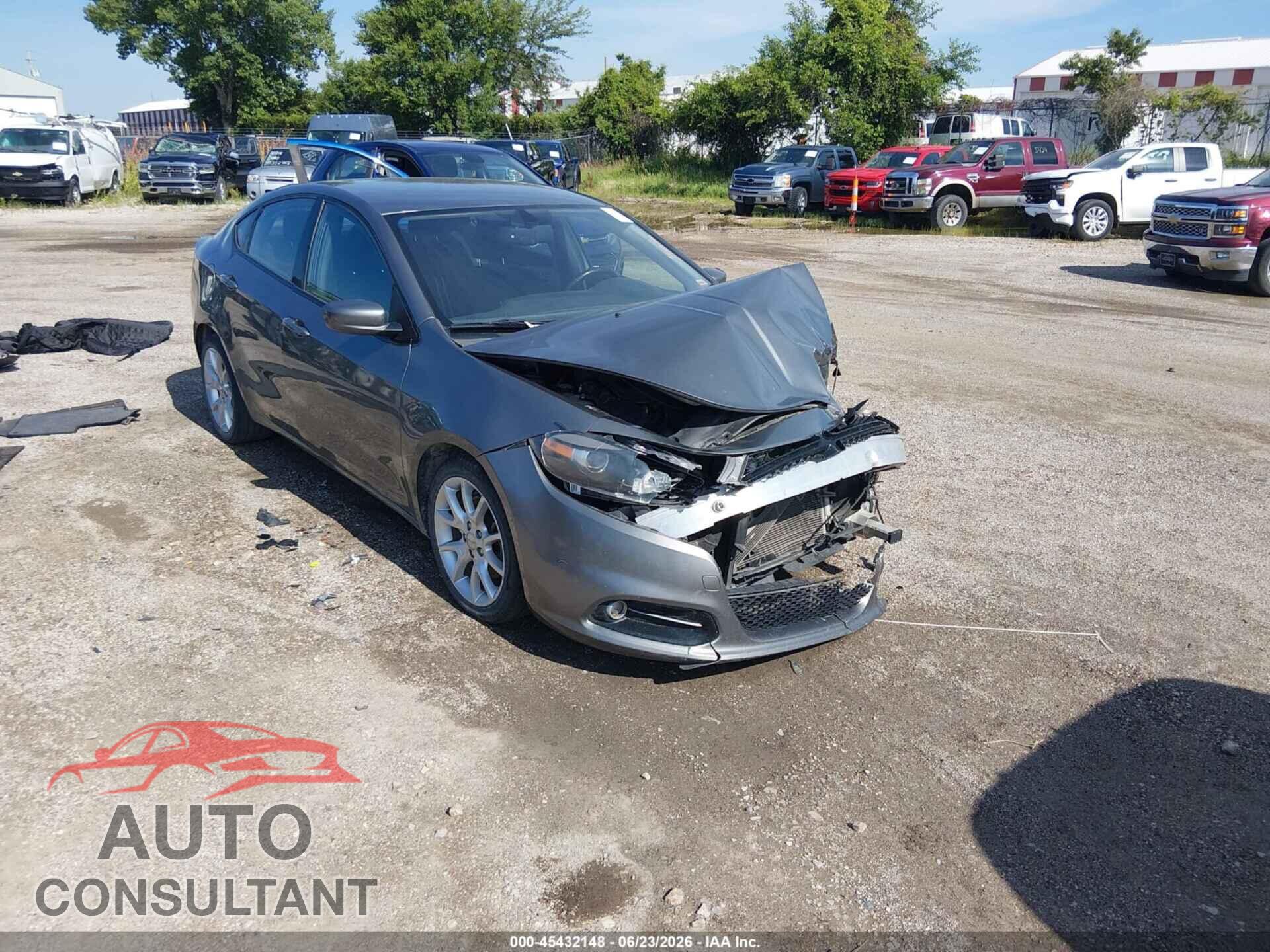 DODGE DART 2013 - 1C3CDFBA1DD299527