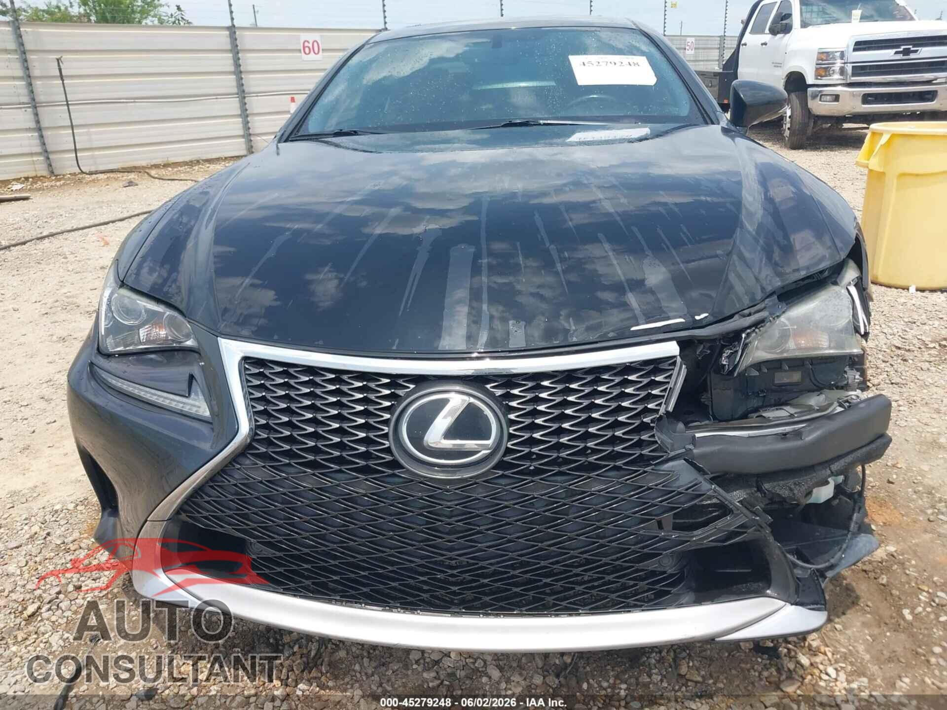LEXUS RC 200T 2016 - JTHHA5BC1G5002260