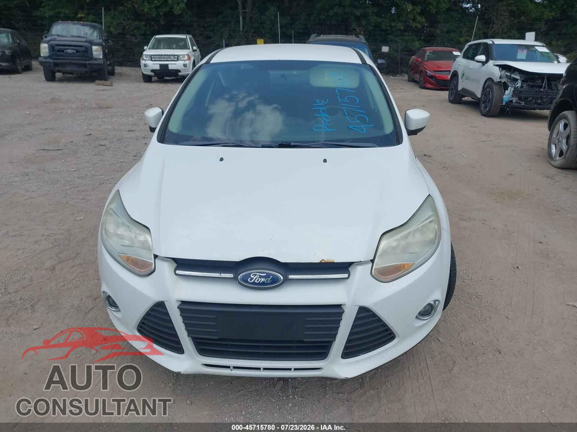 FORD FOCUS 2012 - 1FAHP3F29CL186641