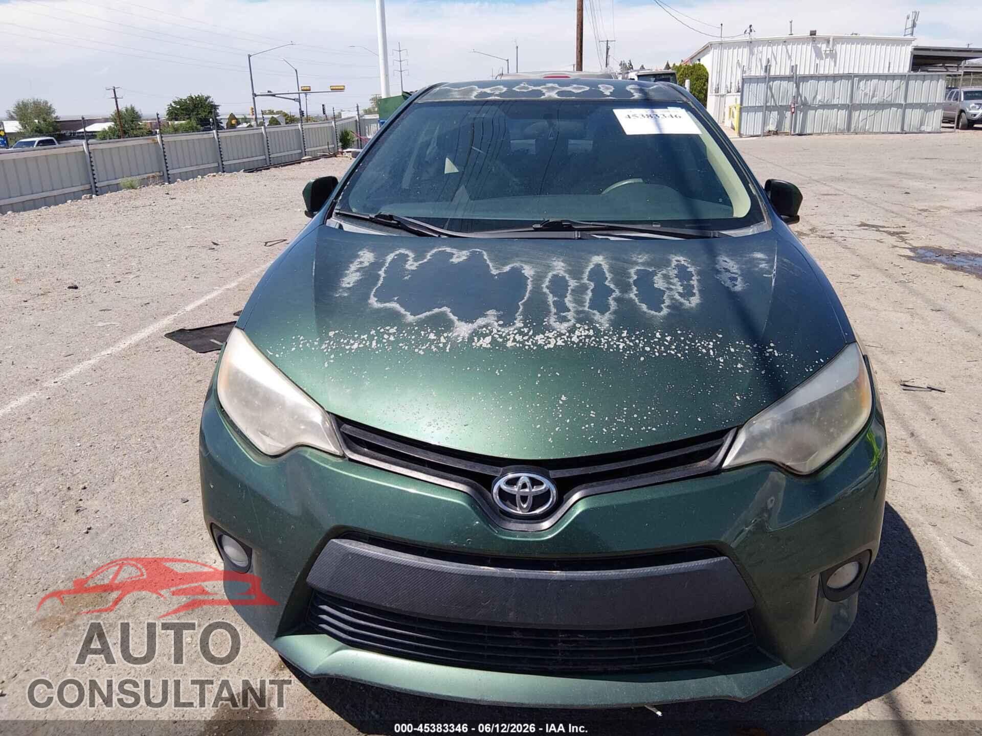 TOYOTA COROLLA 2014 - 2T1BURHE5EC008917