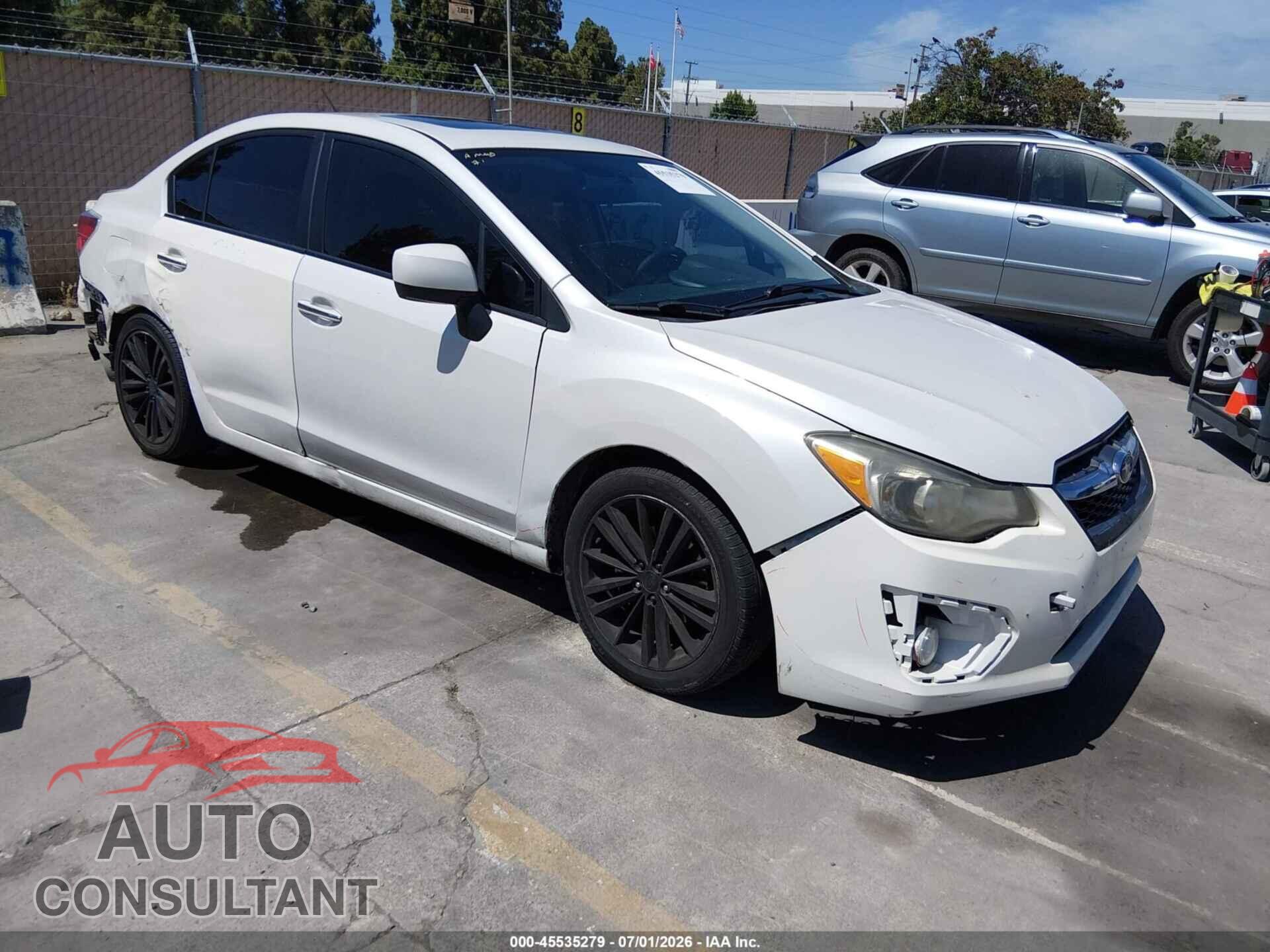 SUBARU IMPREZA 2012 - JF1GJAK65CH023742