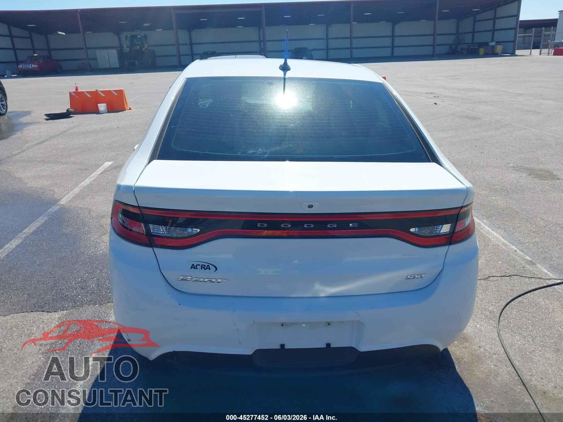 DODGE DART 2015 - 1C3CDFBB1FD123704