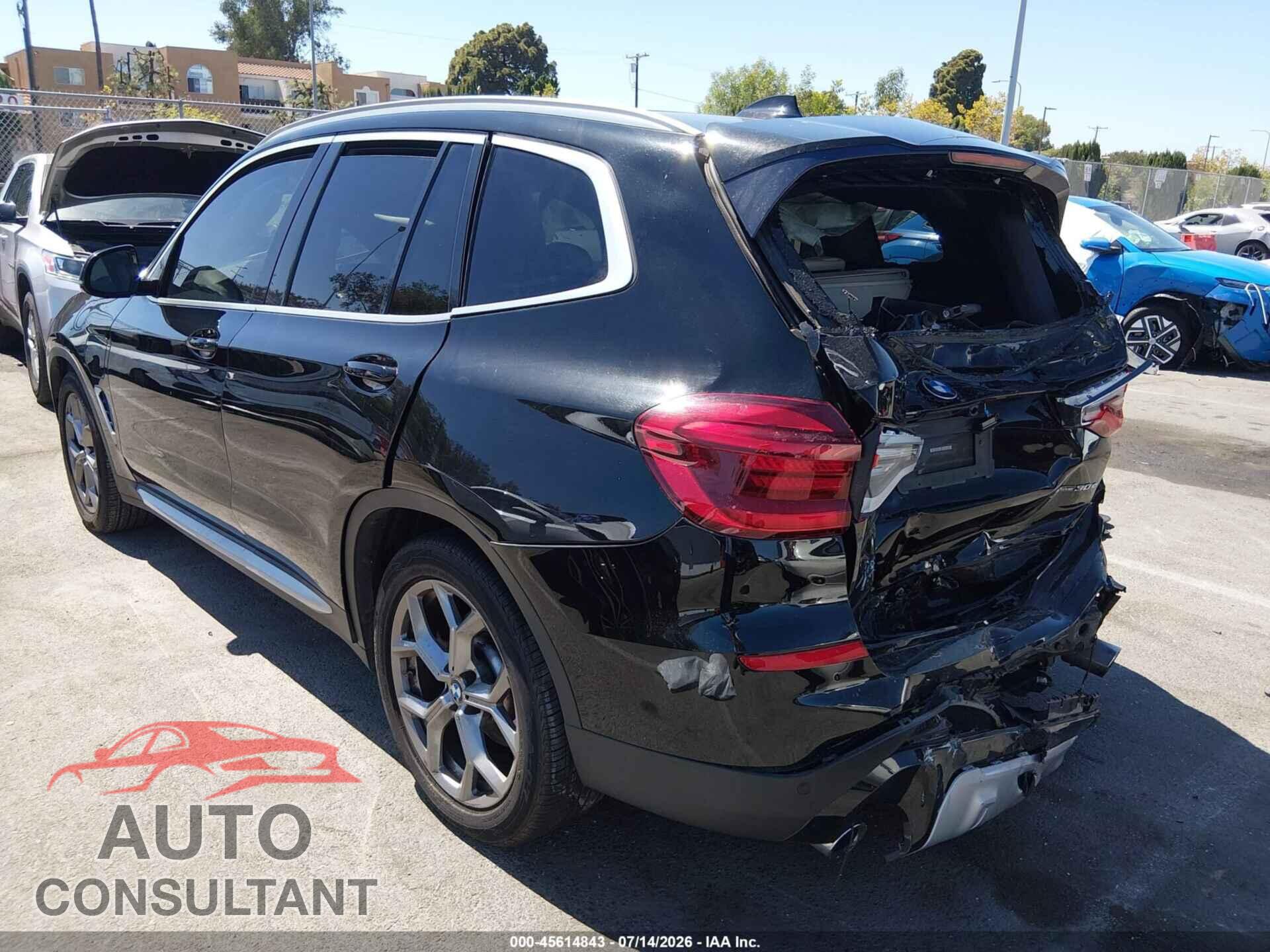 BMW X3 PHEV 2021 - 5UXTS1C0XM9D71713