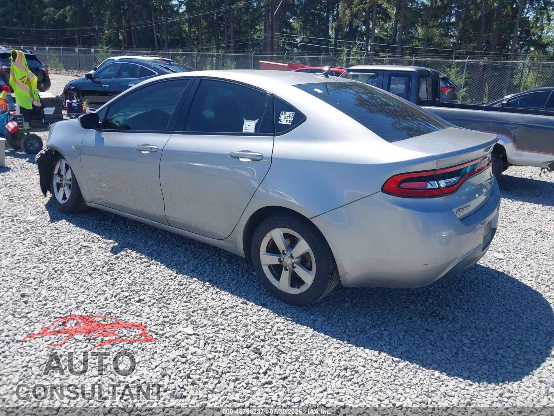 DODGE DART 2016 - 1C3CDFBB3GD515536