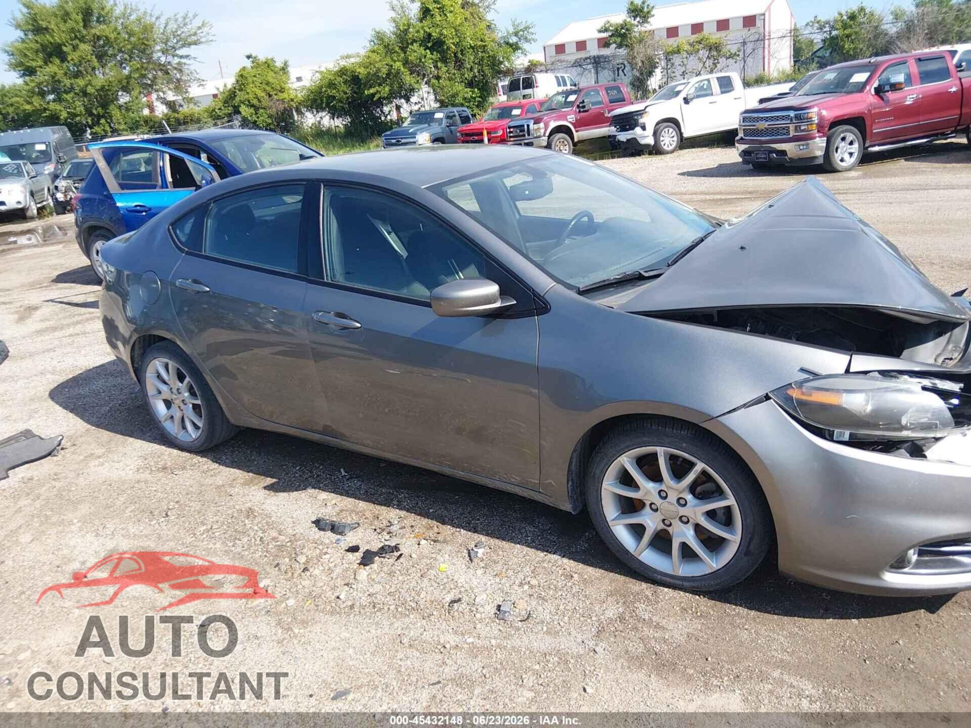 DODGE DART 2013 - 1C3CDFBA1DD299527