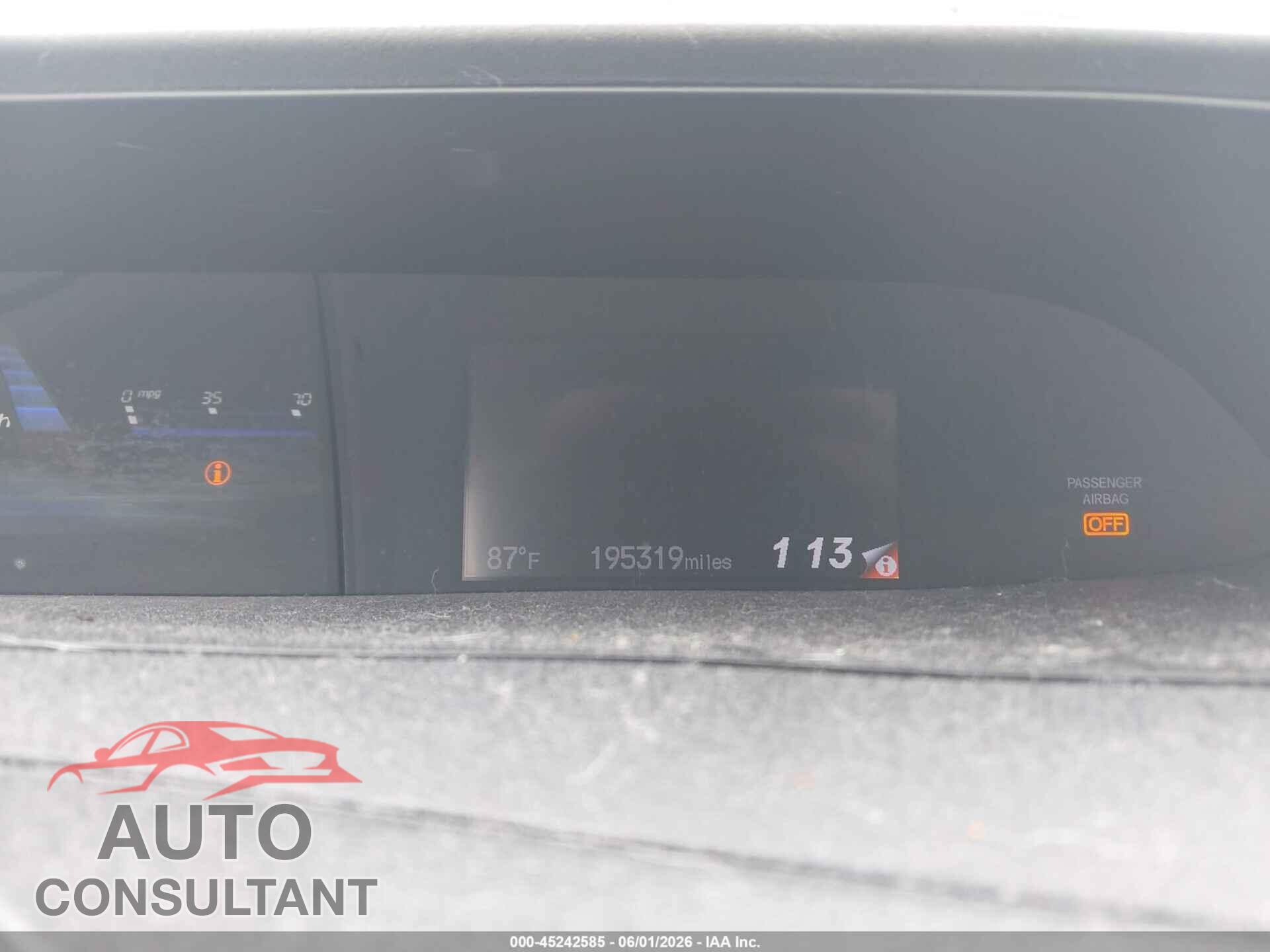 HONDA CIVIC 2012 - 2HGFG3B82CH531003