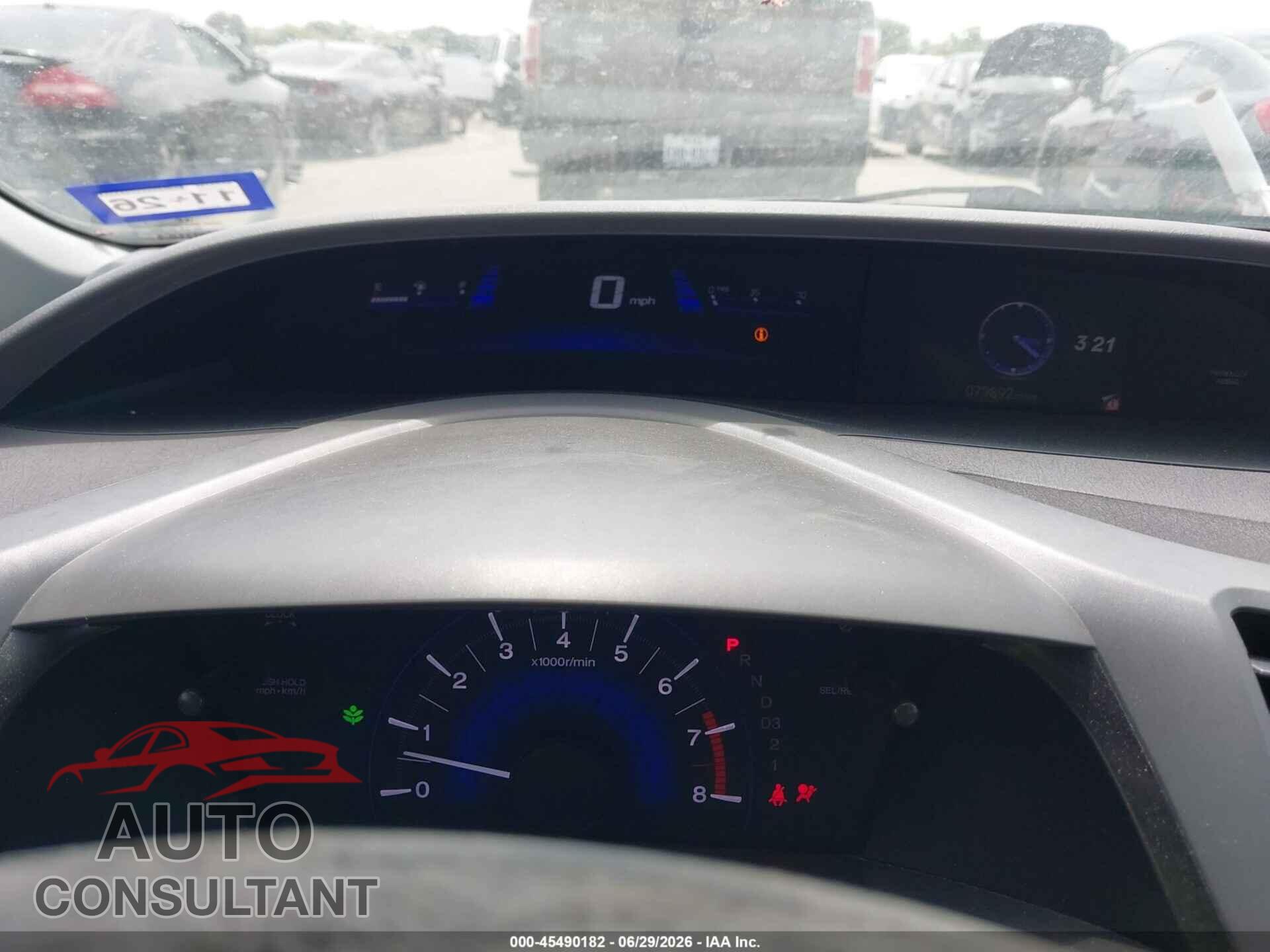 HONDA CIVIC 2012 - 19XFB2F50CE091995