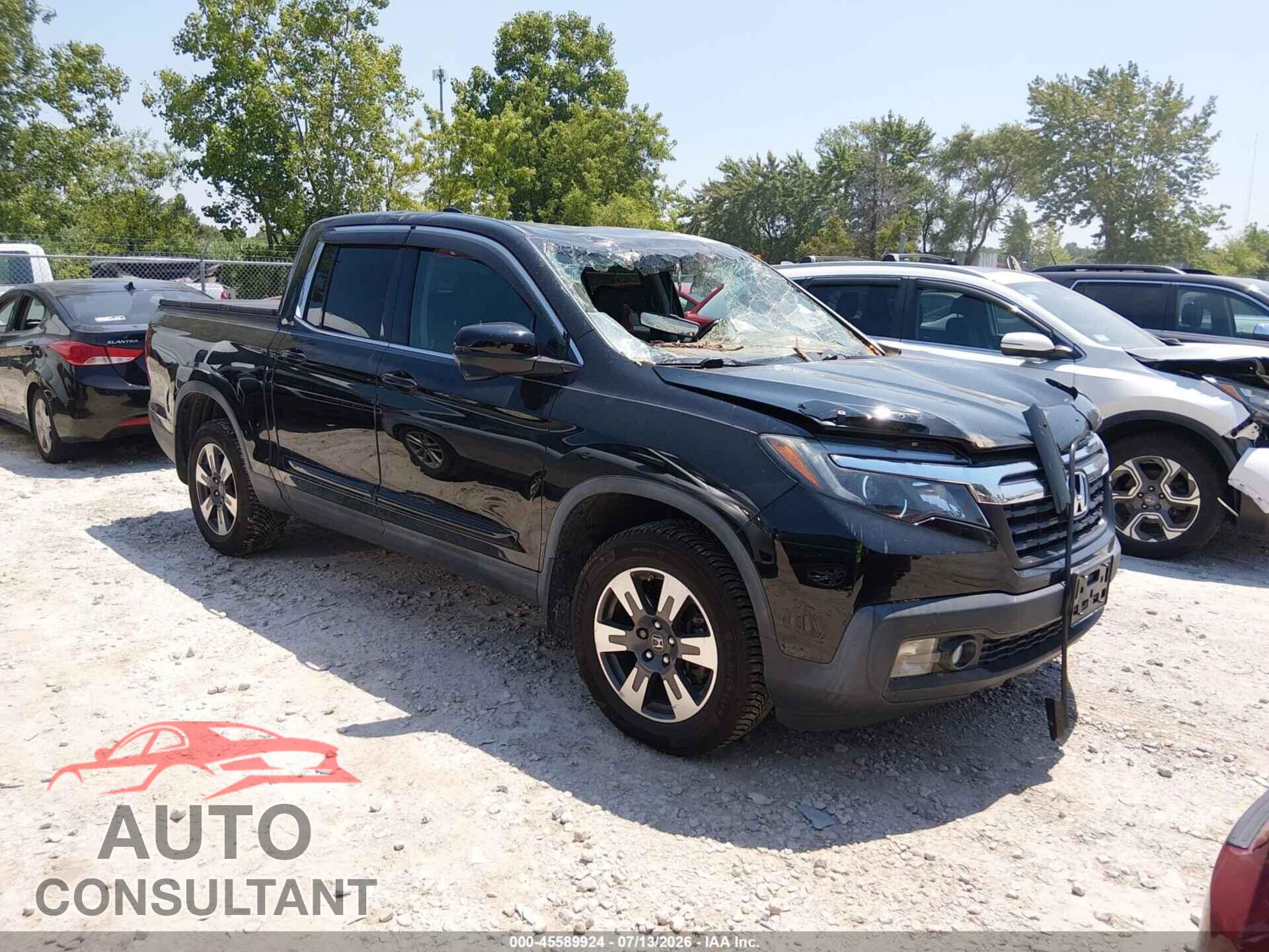 HONDA RIDGELINE 2017 - 5FPYK3F61HB028985