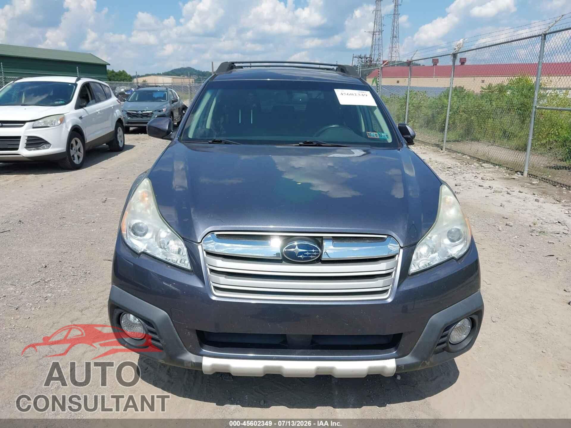 SUBARU OUTBACK 2014 - 4S4BRBLC4E3246292