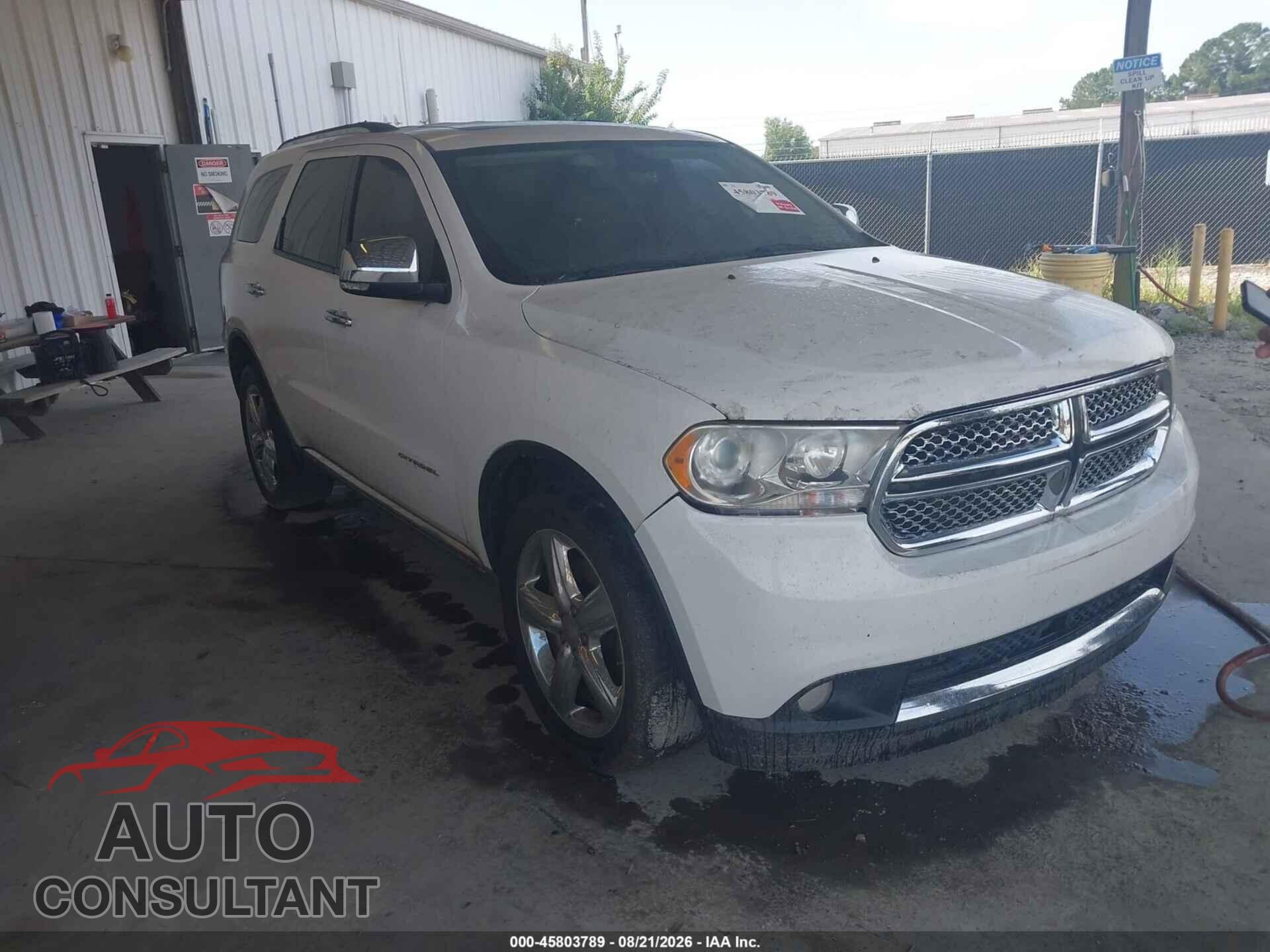 DODGE DURANGO 2011 - 1D4RE5GG7BC720814
