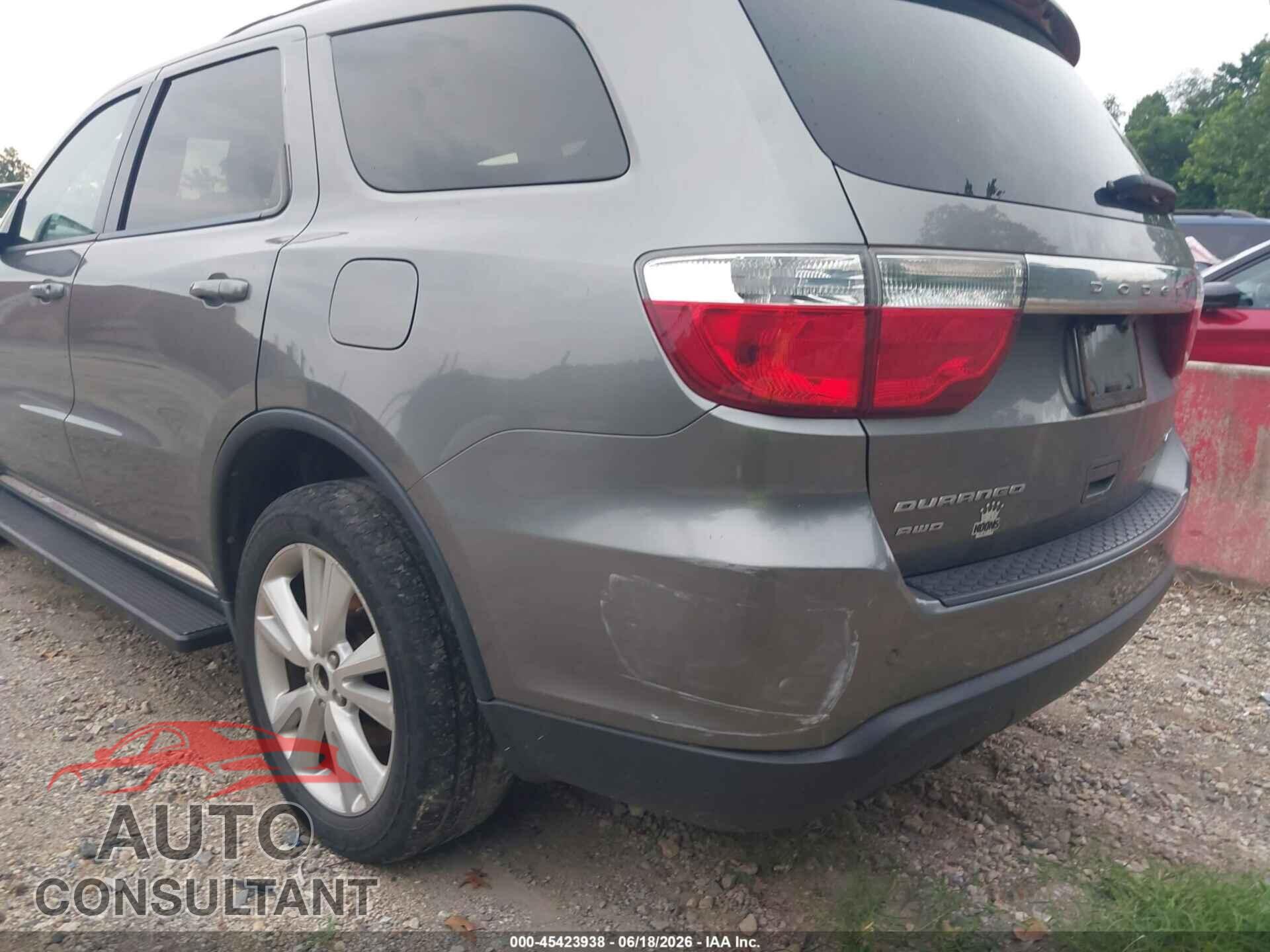 DODGE DURANGO 2012 - 1C4RDJDG3CC107748