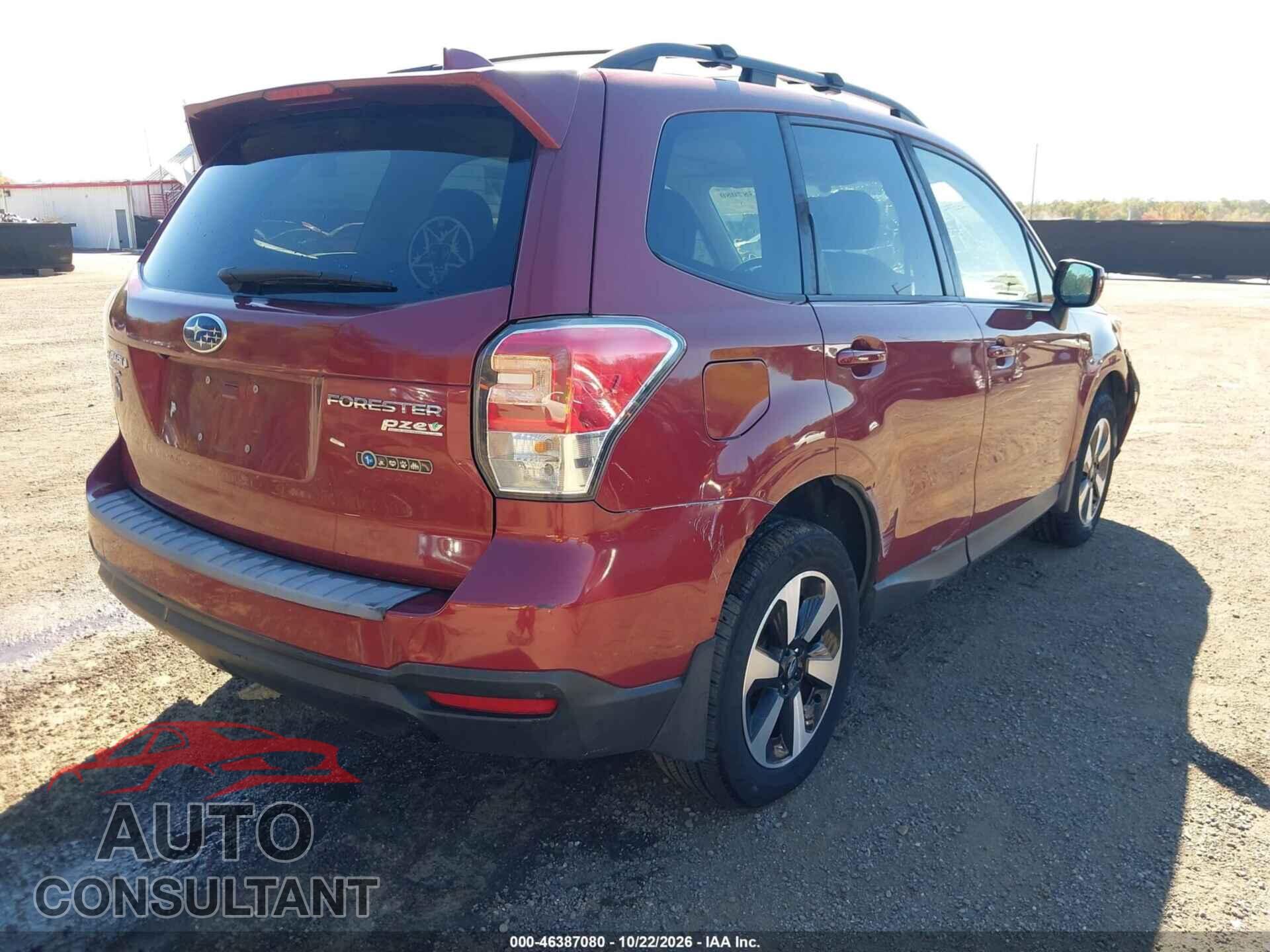 SUBARU FORESTER 2017 - JF2SJAECXHH566518