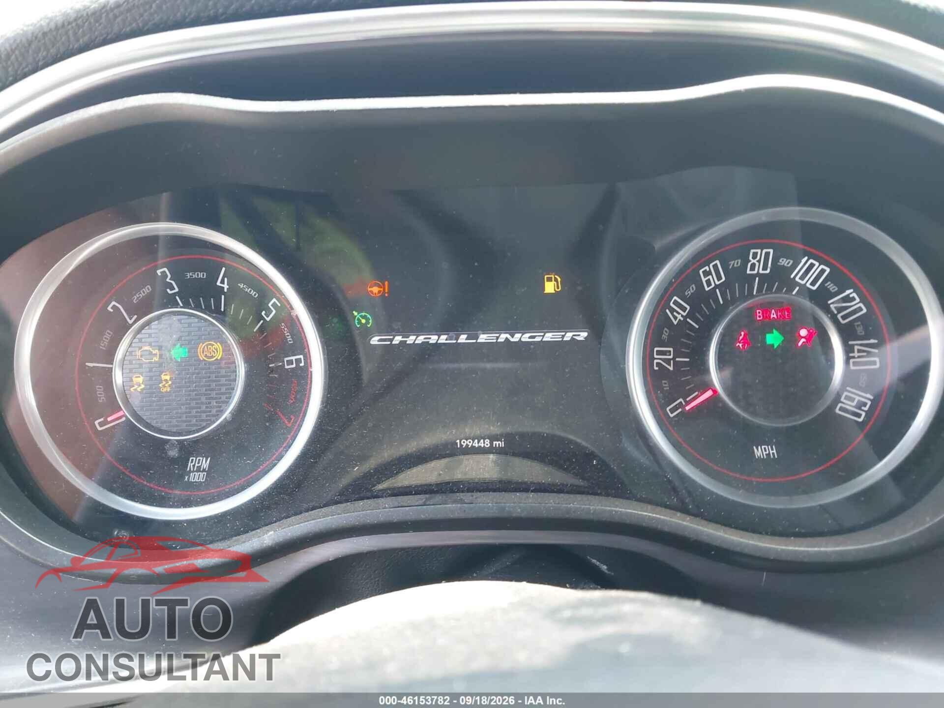 DODGE CHALLENGER 2015 - 2C3CDZAG5FH701658