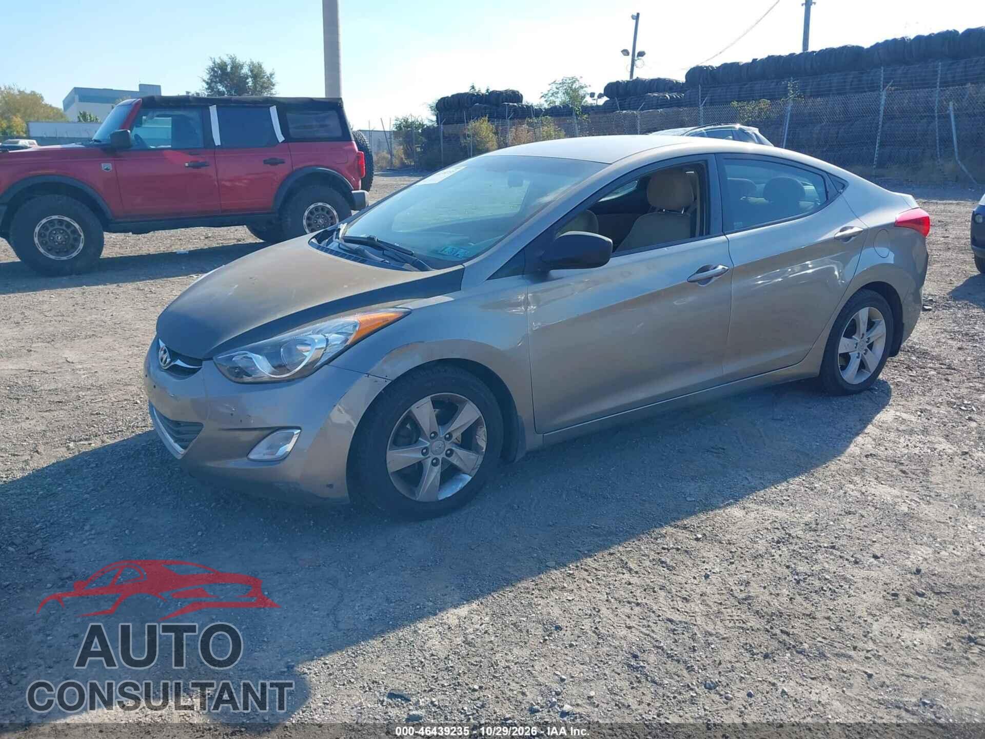 HYUNDAI ELANTRA 2013 - 5NPDH4AE1DH419754