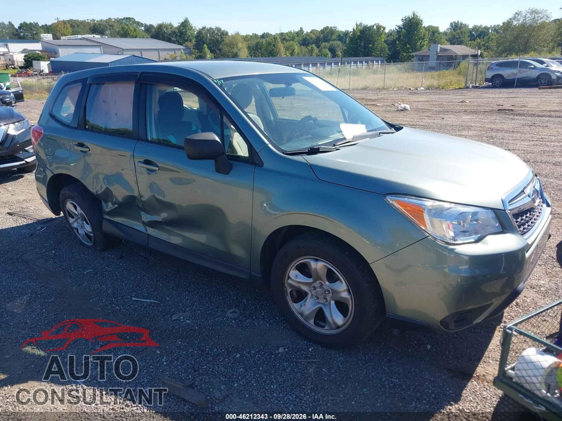 SUBARU FORESTER 2014 - JF2SJAAC4EH483510
