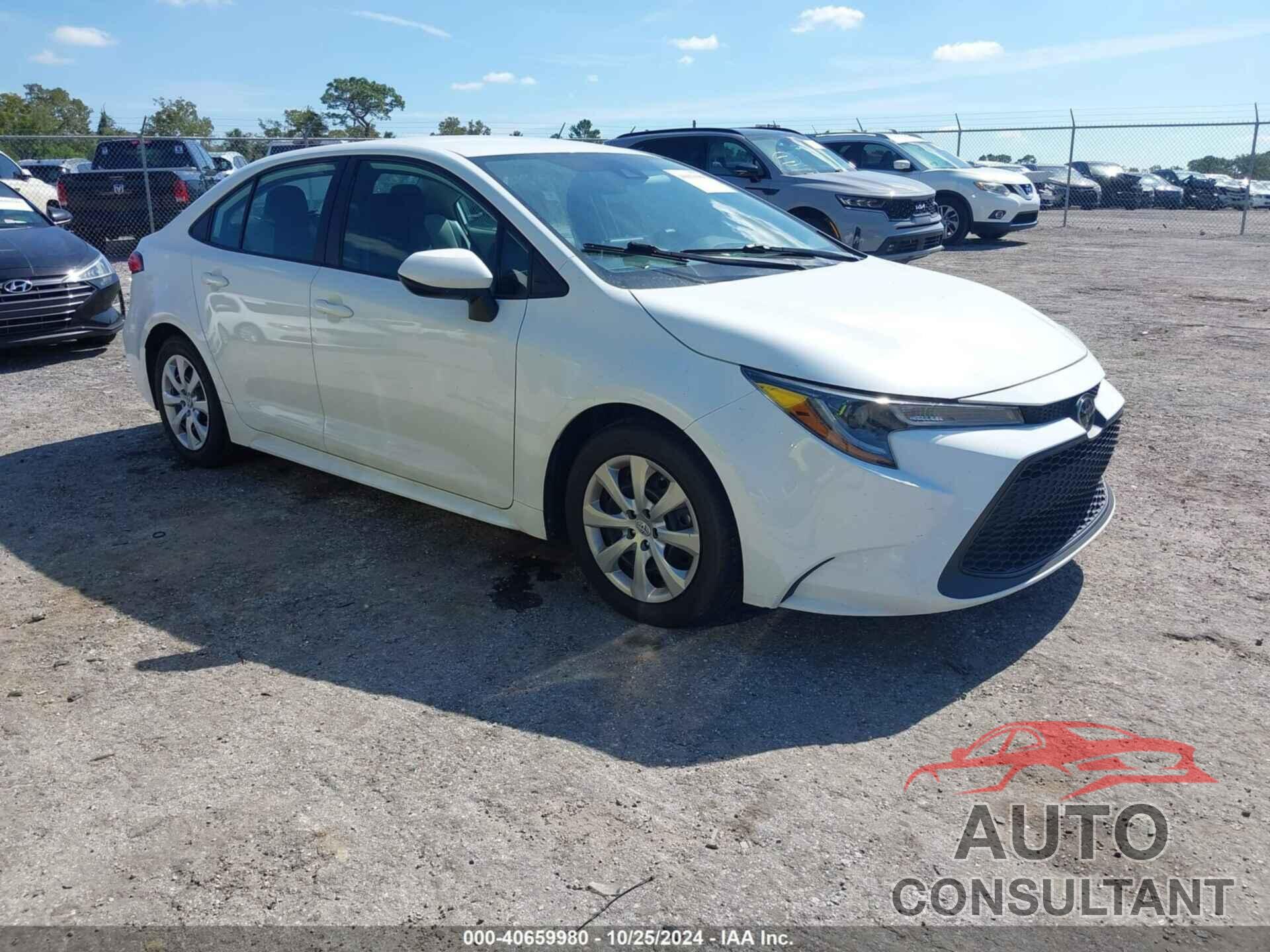 TOYOTA COROLLA 2020 - 5YFEPRAE1LP025726