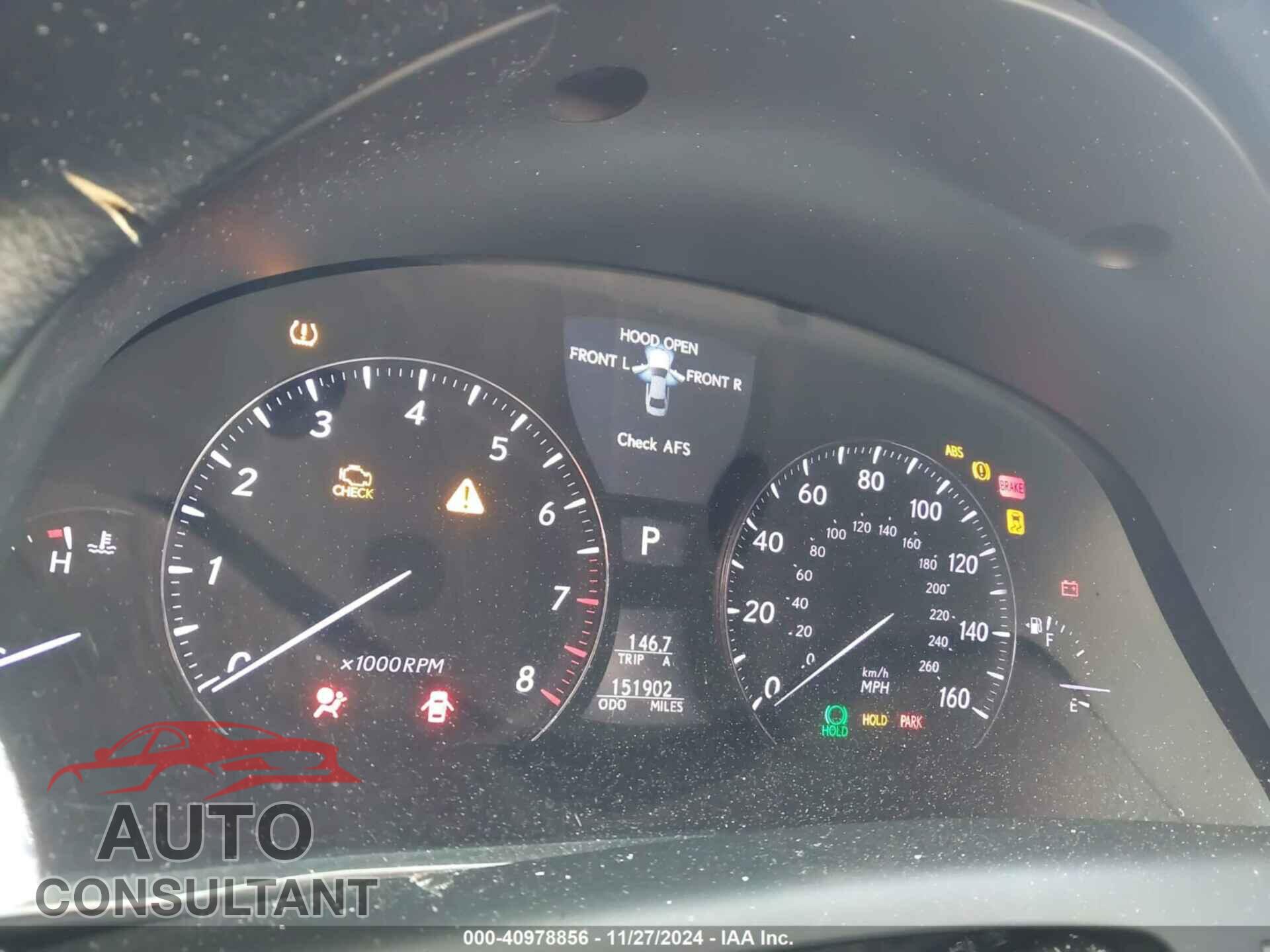 LEXUS LS 460 2011 - JTHBL5EF4B5105395