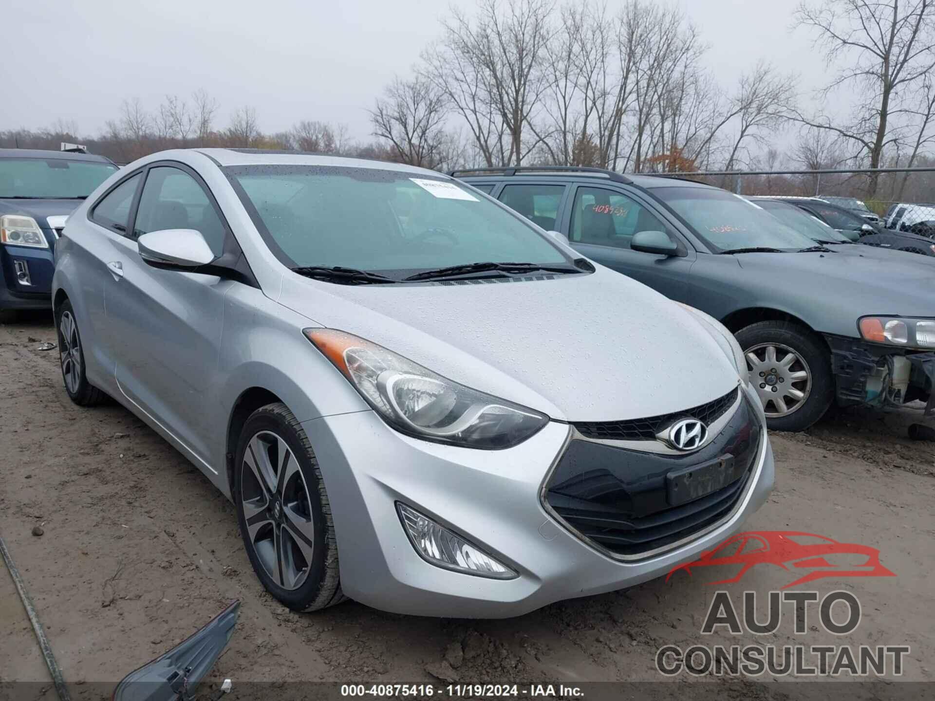 HYUNDAI ELANTRA 2013 - KMHDH6AE0DU016314