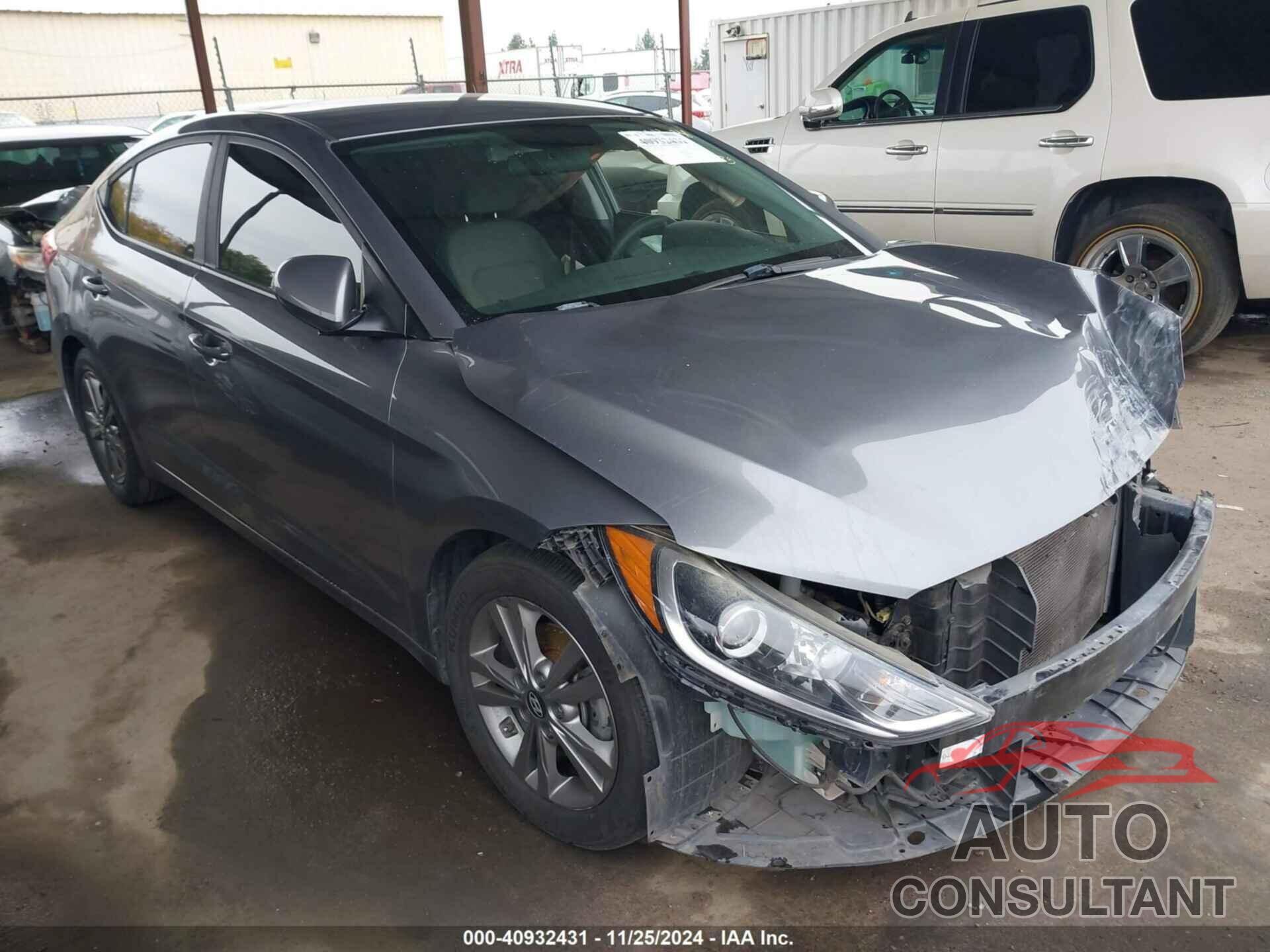 HYUNDAI ELANTRA 2018 - 5NPD84LF3JH339177