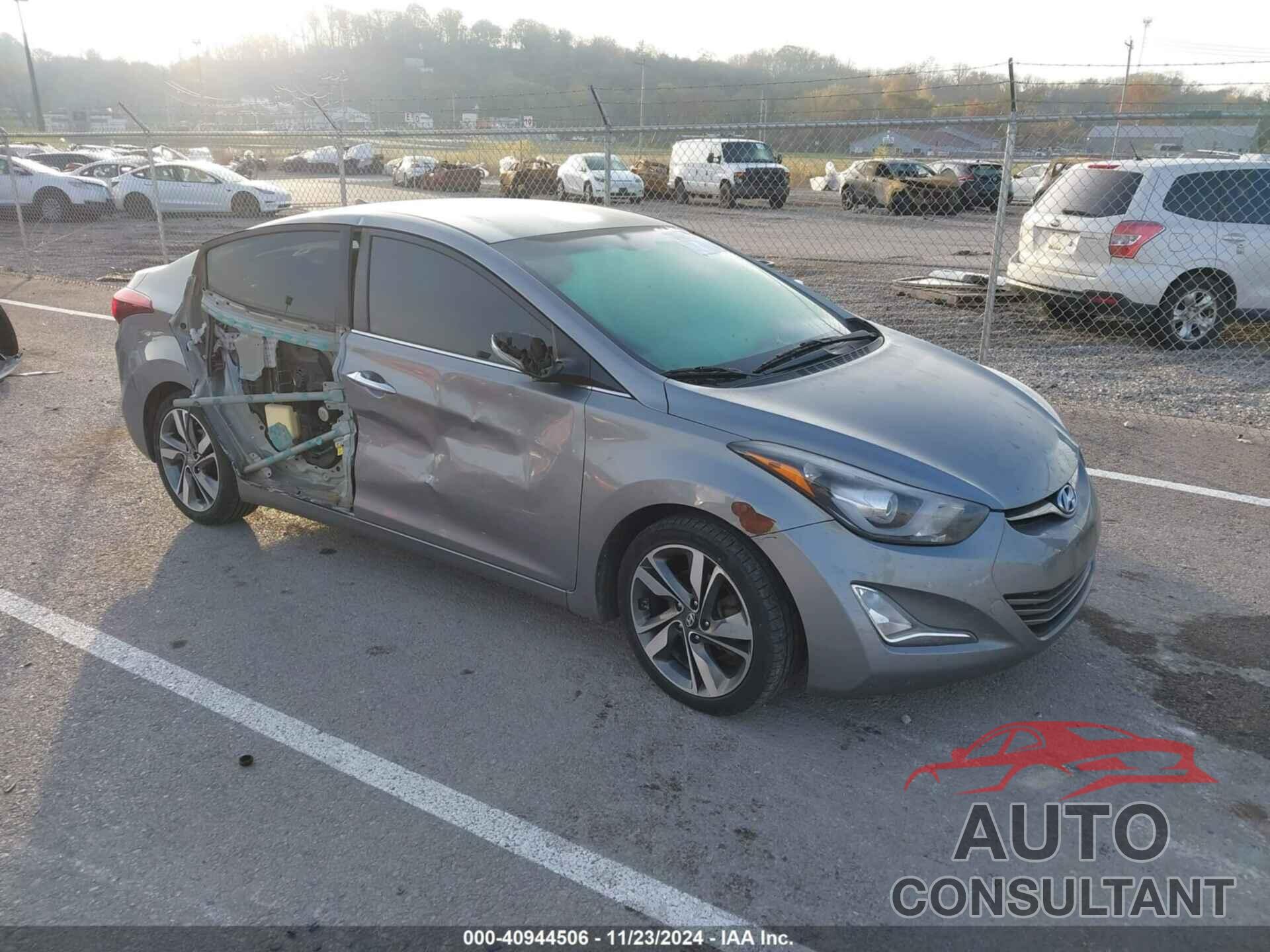 HYUNDAI ELANTRA 2014 - KMHDH4AE4EU153777