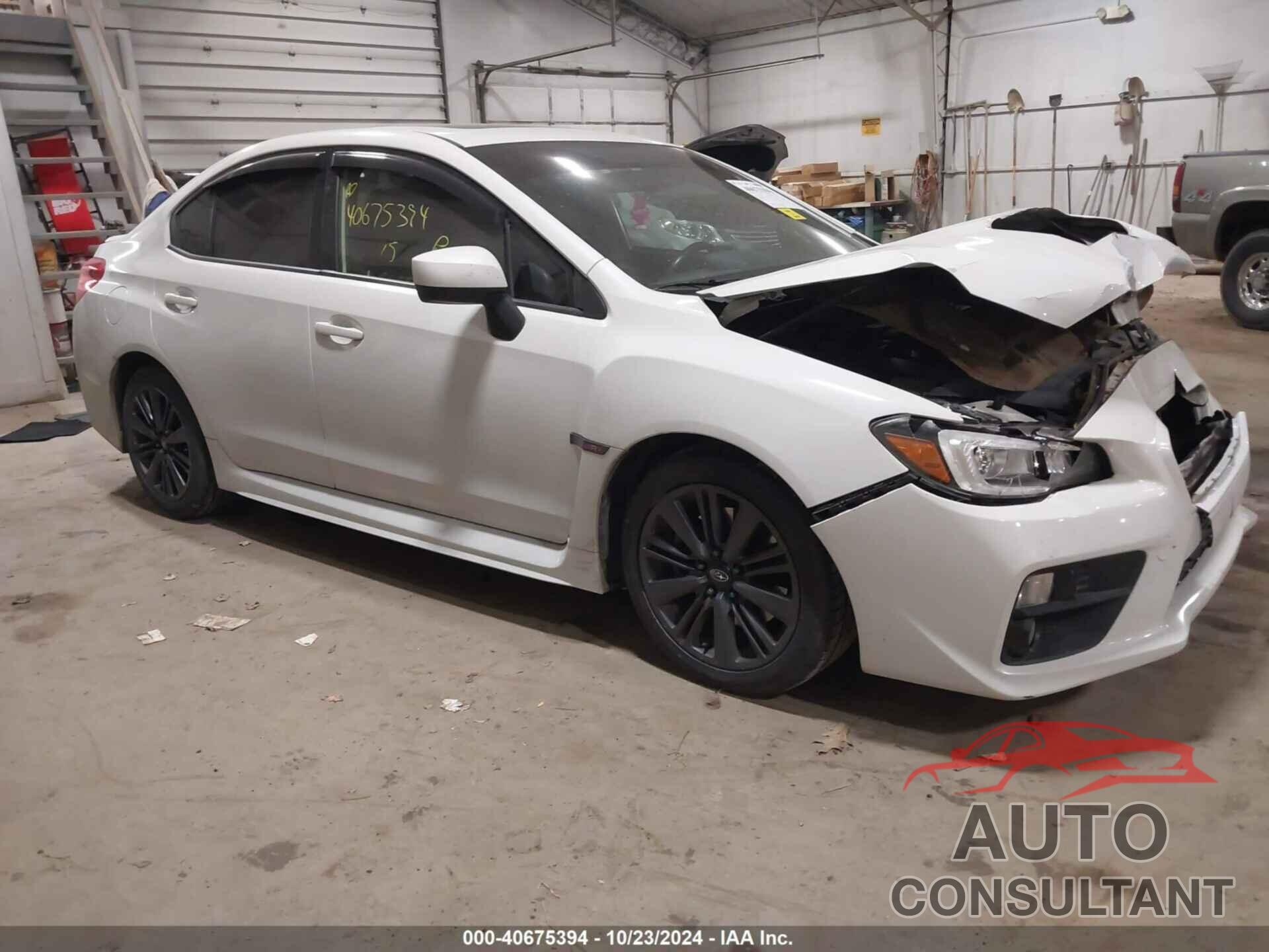 SUBARU WRX 2015 - JF1VA1G63F9807657