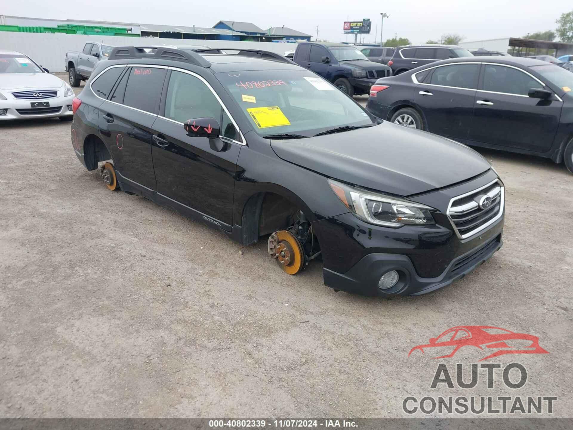 SUBARU OUTBACK 2018 - 4S4BSADC2J3301667