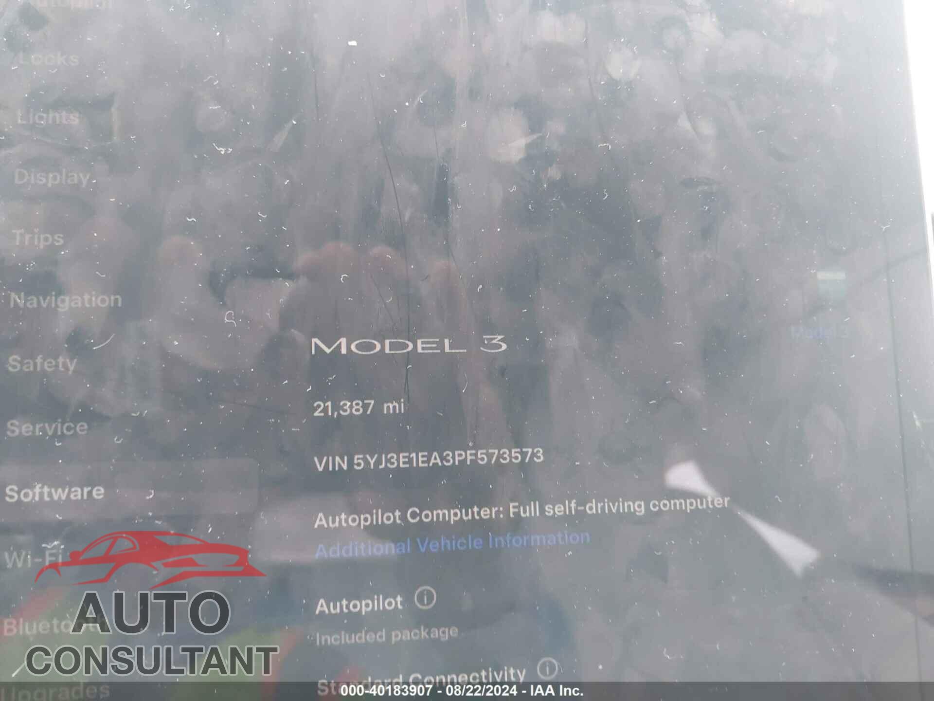 TESLA MODEL 3 2023 - 5YJ3E1EA3PF573573
