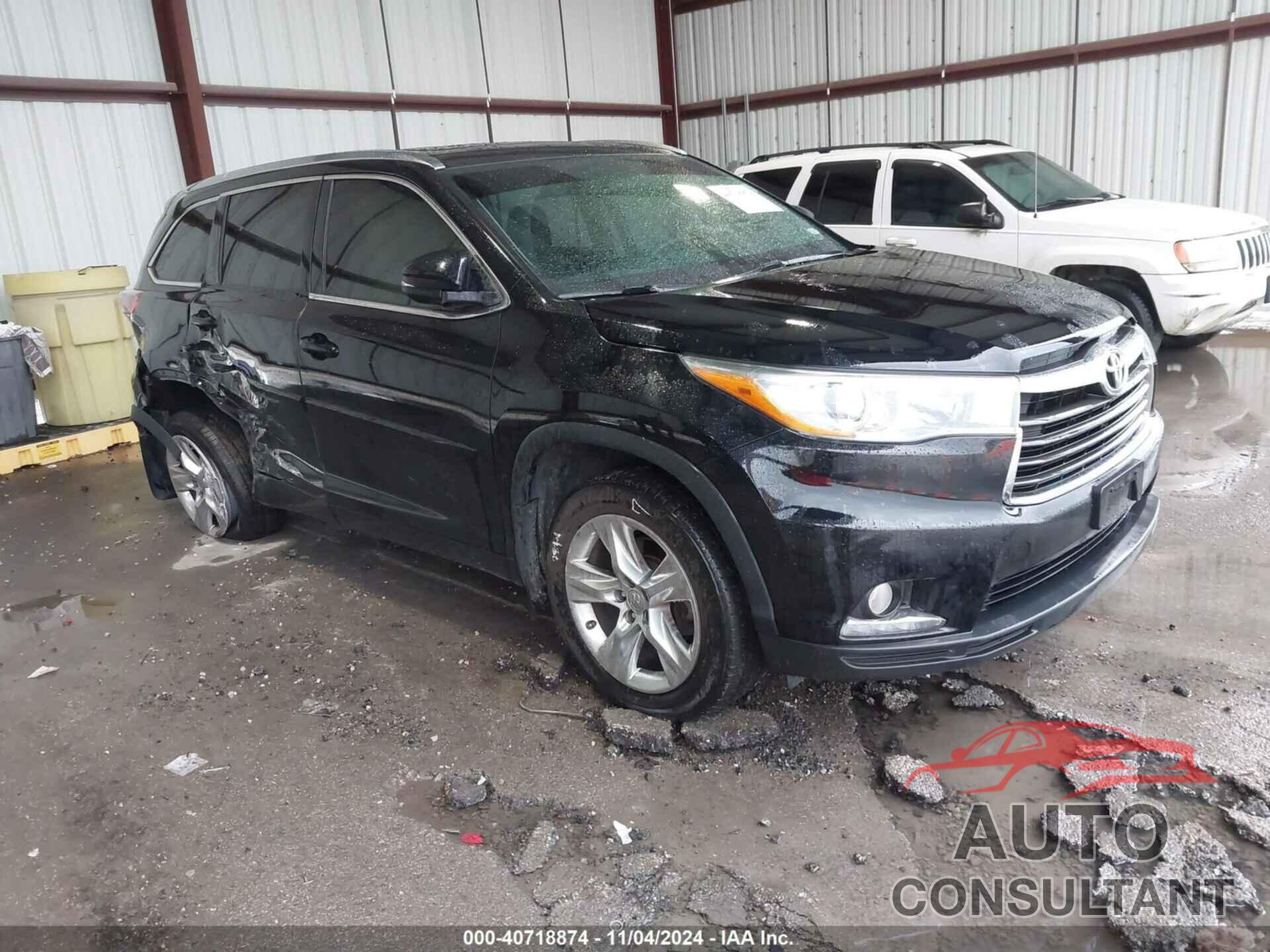 TOYOTA HIGHLANDER 2015 - 5TDDKRFH8FS075788