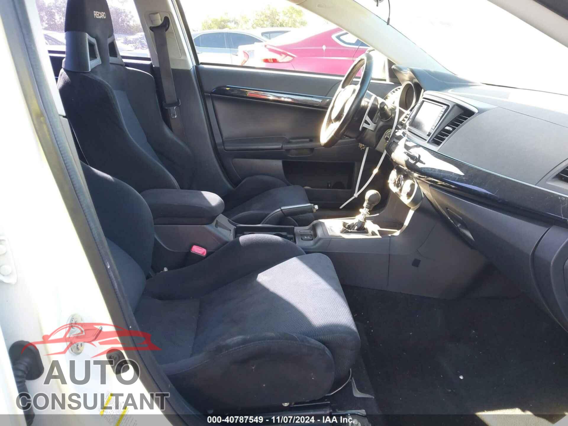 MITSUBISHI LANCER EVOLUTION 2012 - JA32W5FV3CU009679